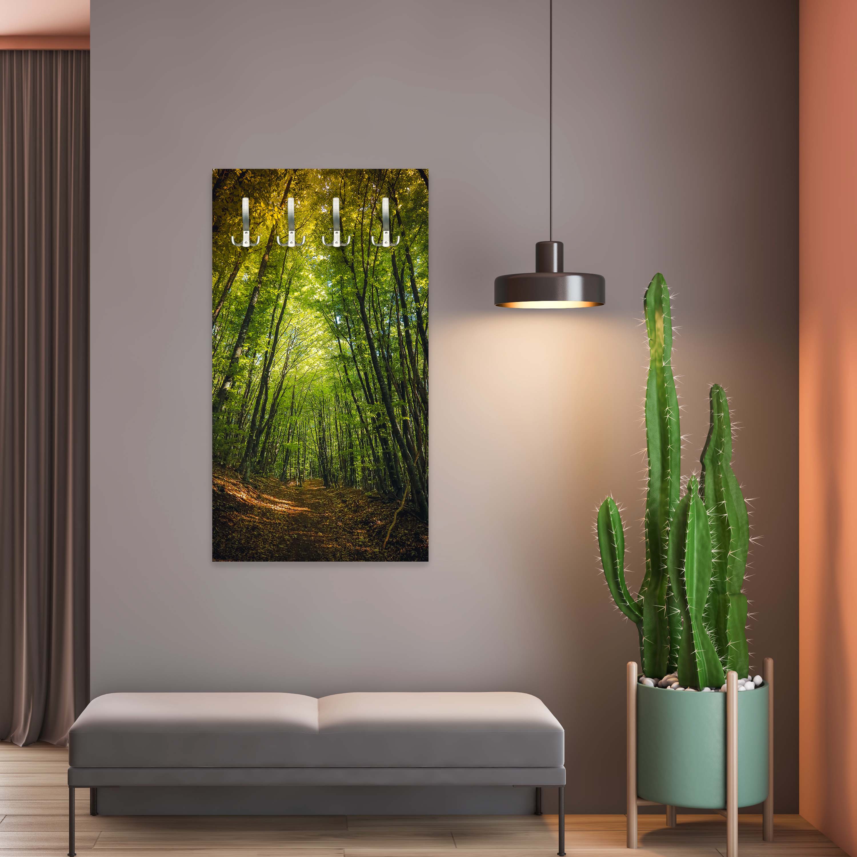 Garderobe Dunkler Weg im Wald M0923 entdecken - Bild 3 Garderobe Dunkler Weg im Wald M0923 entdecken - Bild 3