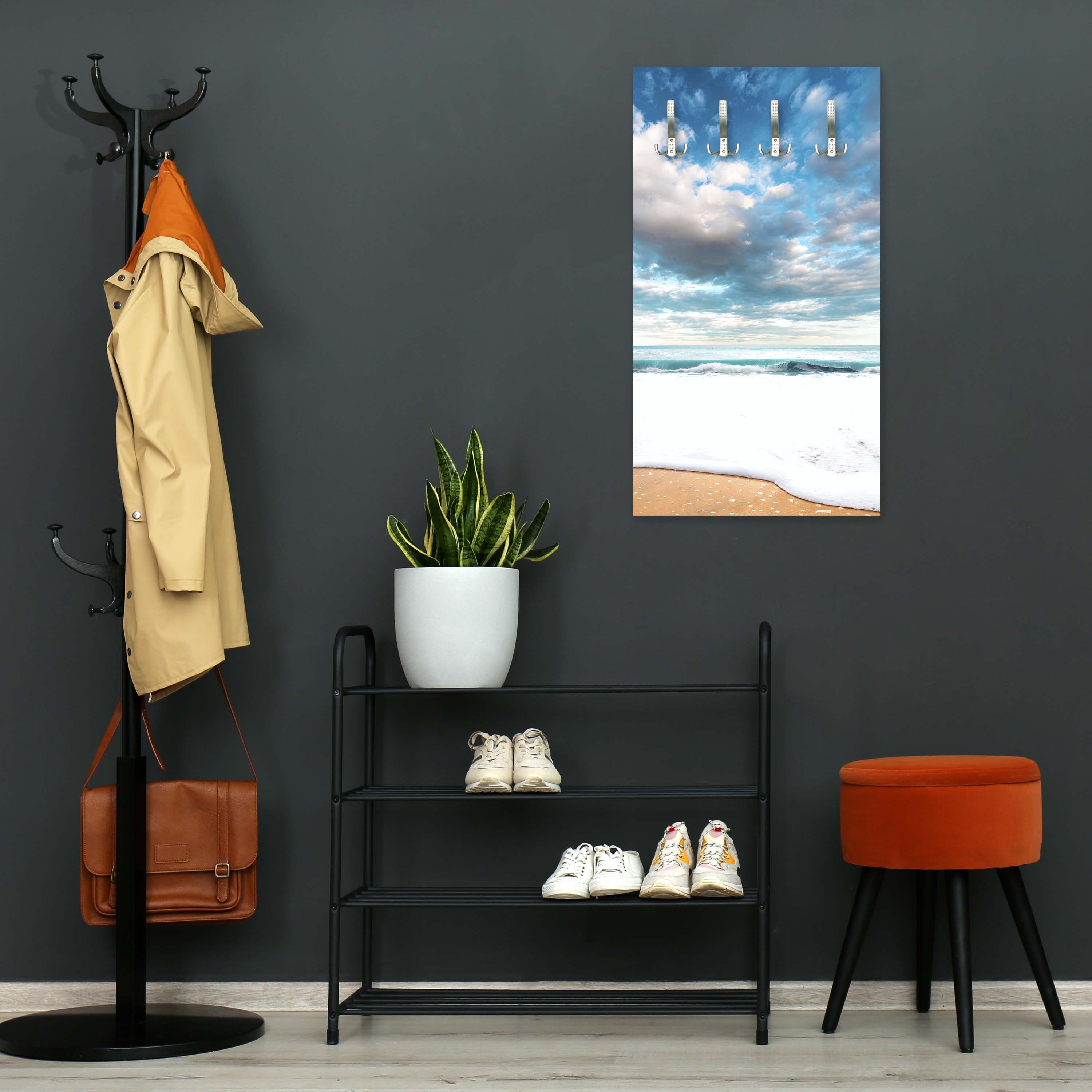 Garderobe Strand und idyllischer blauer Himmel M0925 entdecken - Bild 2 Garderobe Strand und idyllischer blauer Himmel M0925 entdecken - Bild 2