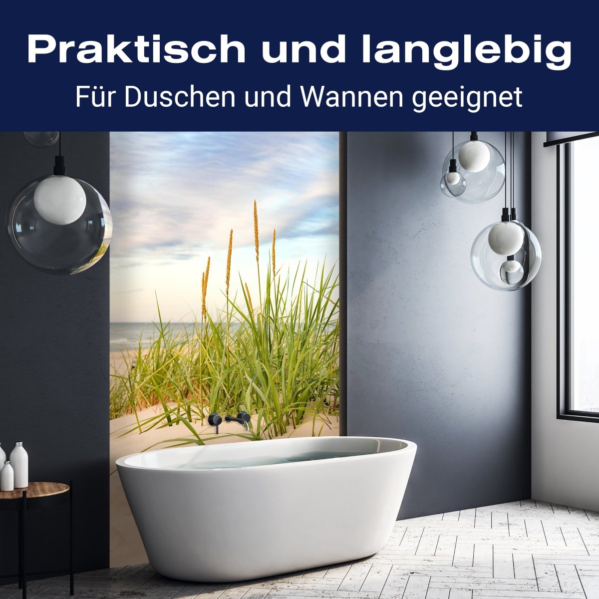 Duschwand Strand M0927 entdecken - Bild 3 Duschwand Strand M0927 entdecken - Bild 3