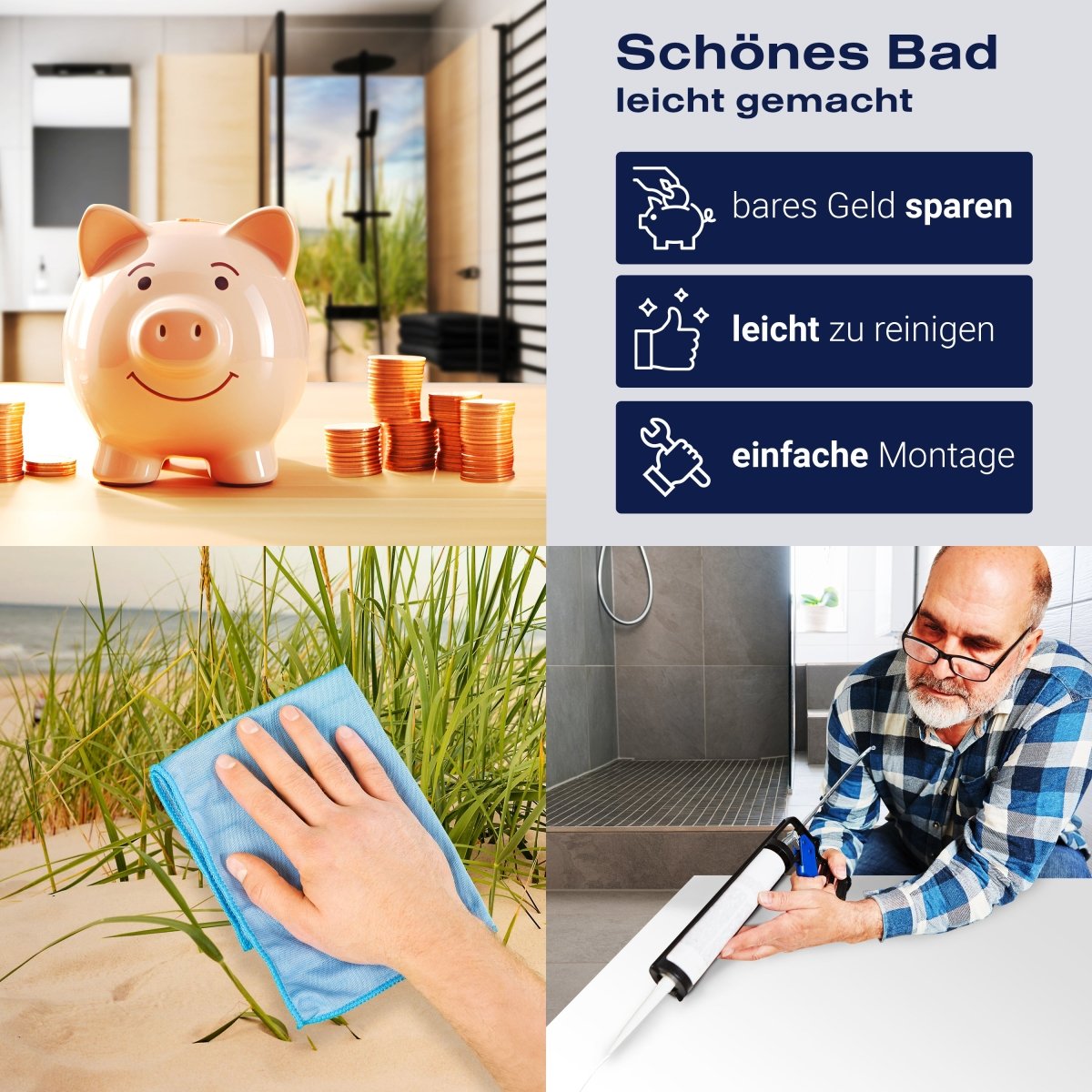 Duschwand Strand M0927 entdecken - Bild 7 Duschwand Strand M0927 entdecken - Bild 7