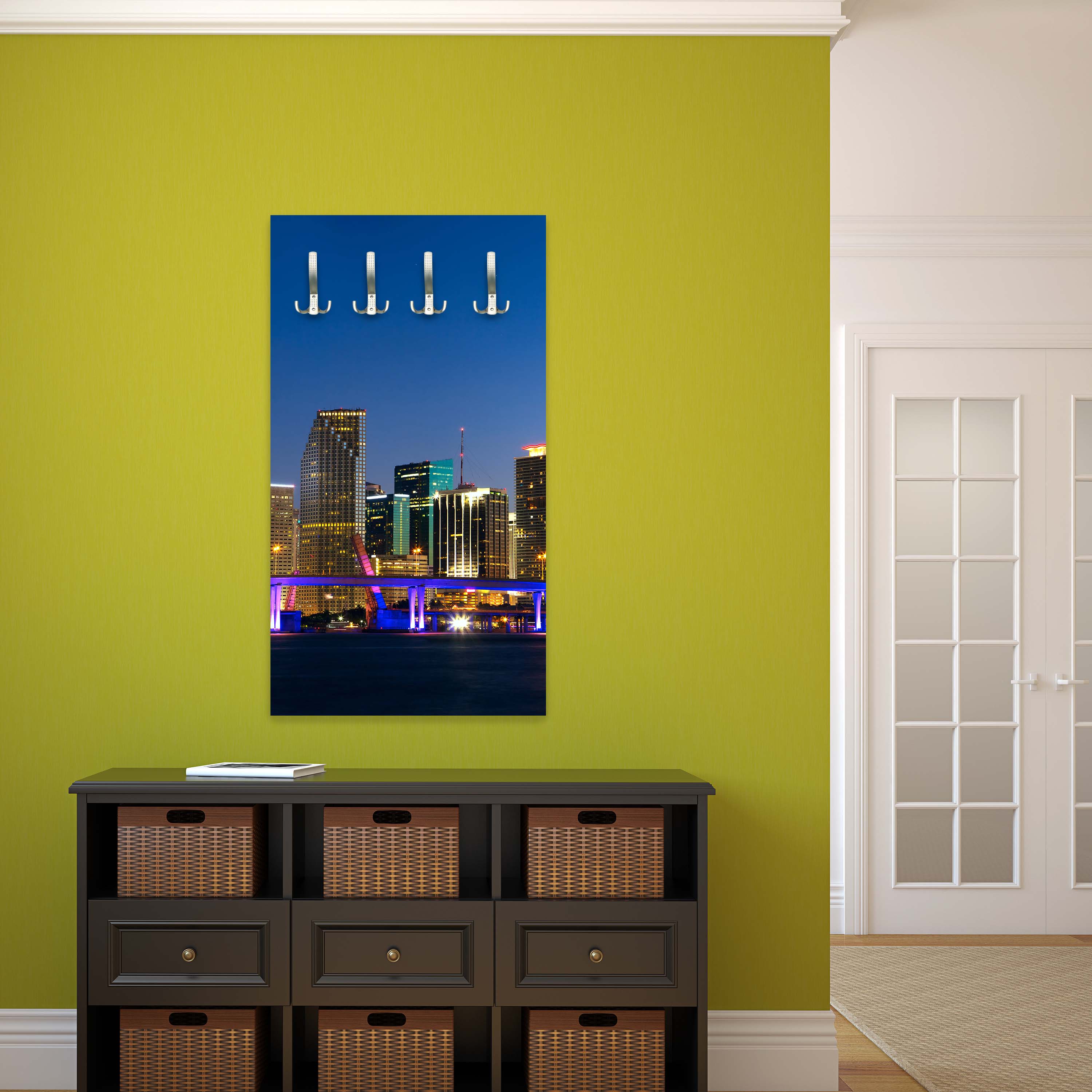 Garderobe Downtown Miami Skyline Panorama M0932 entdecken - Bild 2 Garderobe Downtown Miami Skyline Panorama M0932 entdecken - Bild 2