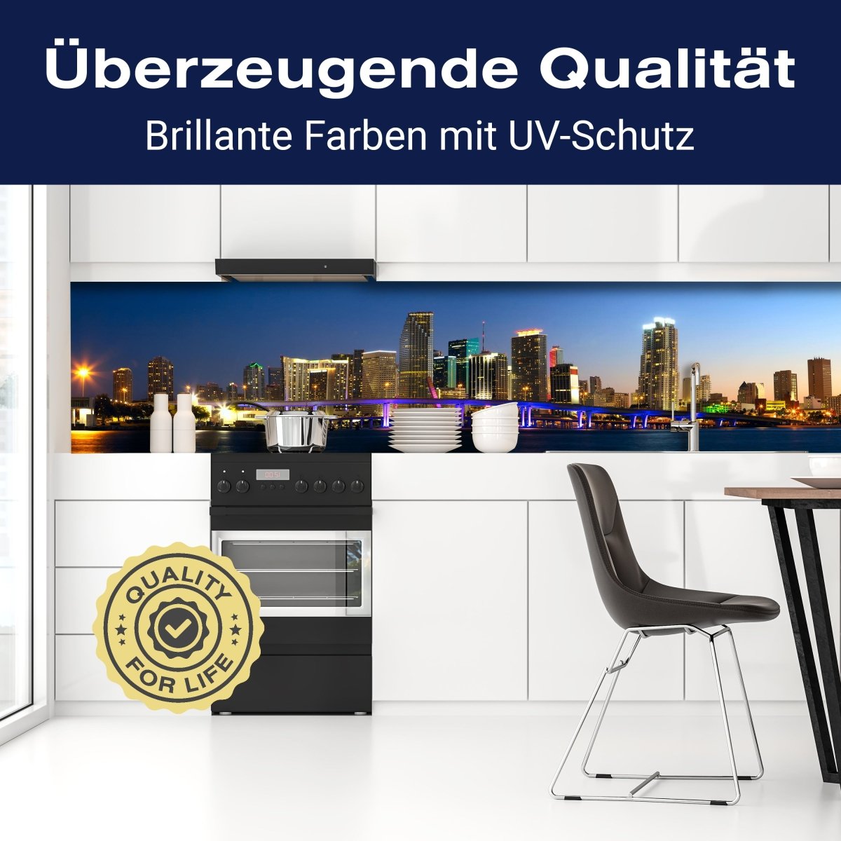 Küchenrückwand Downtown Miami Skyline Panorama M0932 entdecken - Bild 2 Küchenrückwand Downtown Miami Skyline Panorama M0932 entdecken - Bild 2