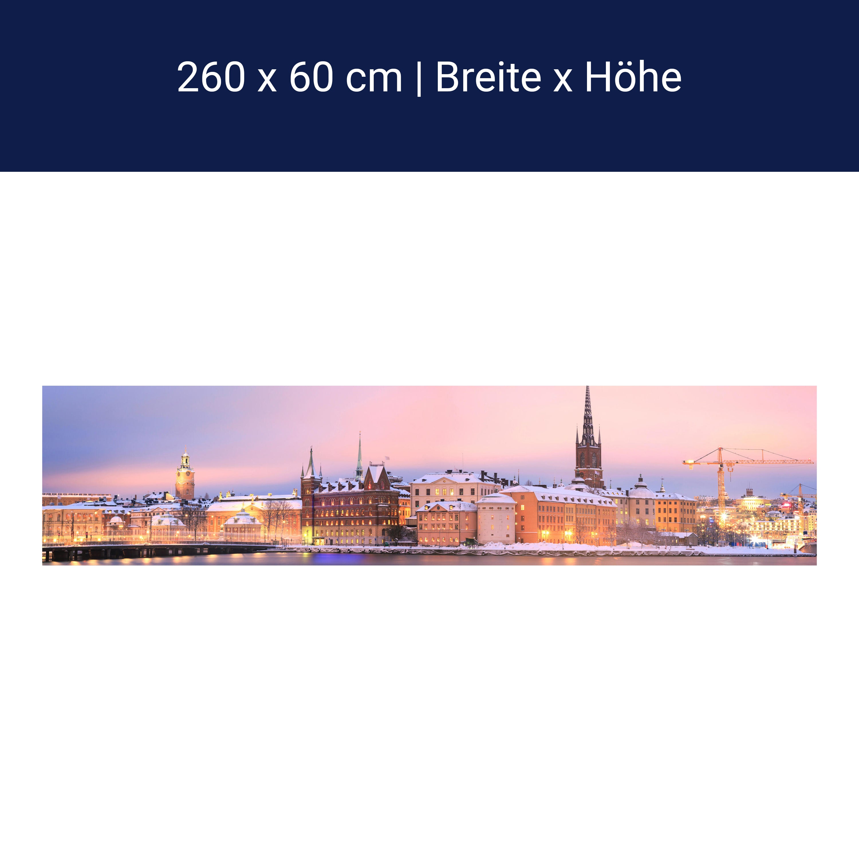 Küchenrückwand Stockholm Panorama M0933 Küchenrückwand Stockholm Panorama M0933