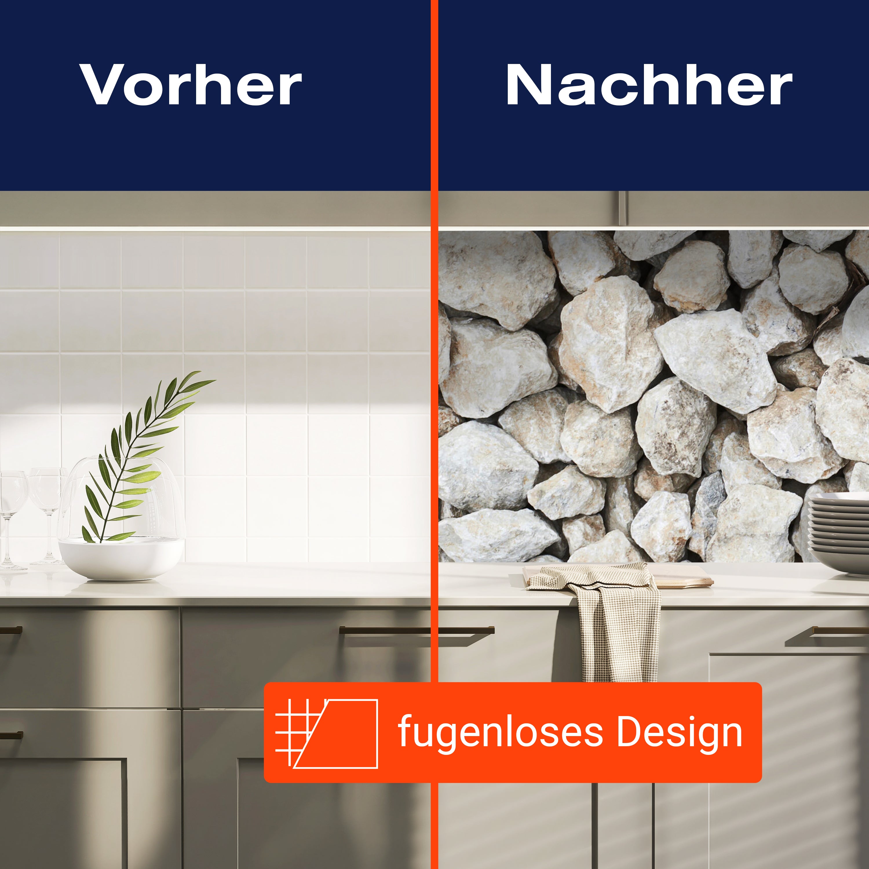 Küchenrückwand Kieselsteinzusammensetzung M0938 entdecken - Bild 9 Küchenrückwand Kieselsteinzusammensetzung M0938 entdecken - Bild 9