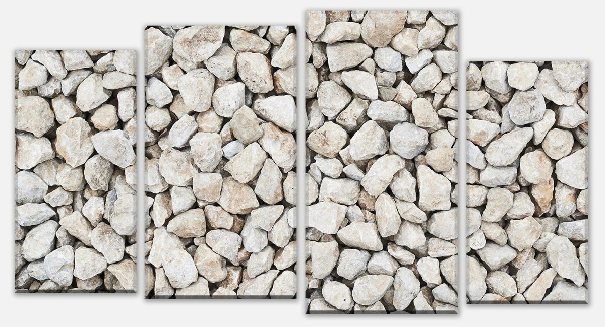 Leinwandbild Mehrteiler Kieselsteinzusammensetzung M0938 Leinwandbild Mehrteiler Kieselsteinzusammensetzung M0938