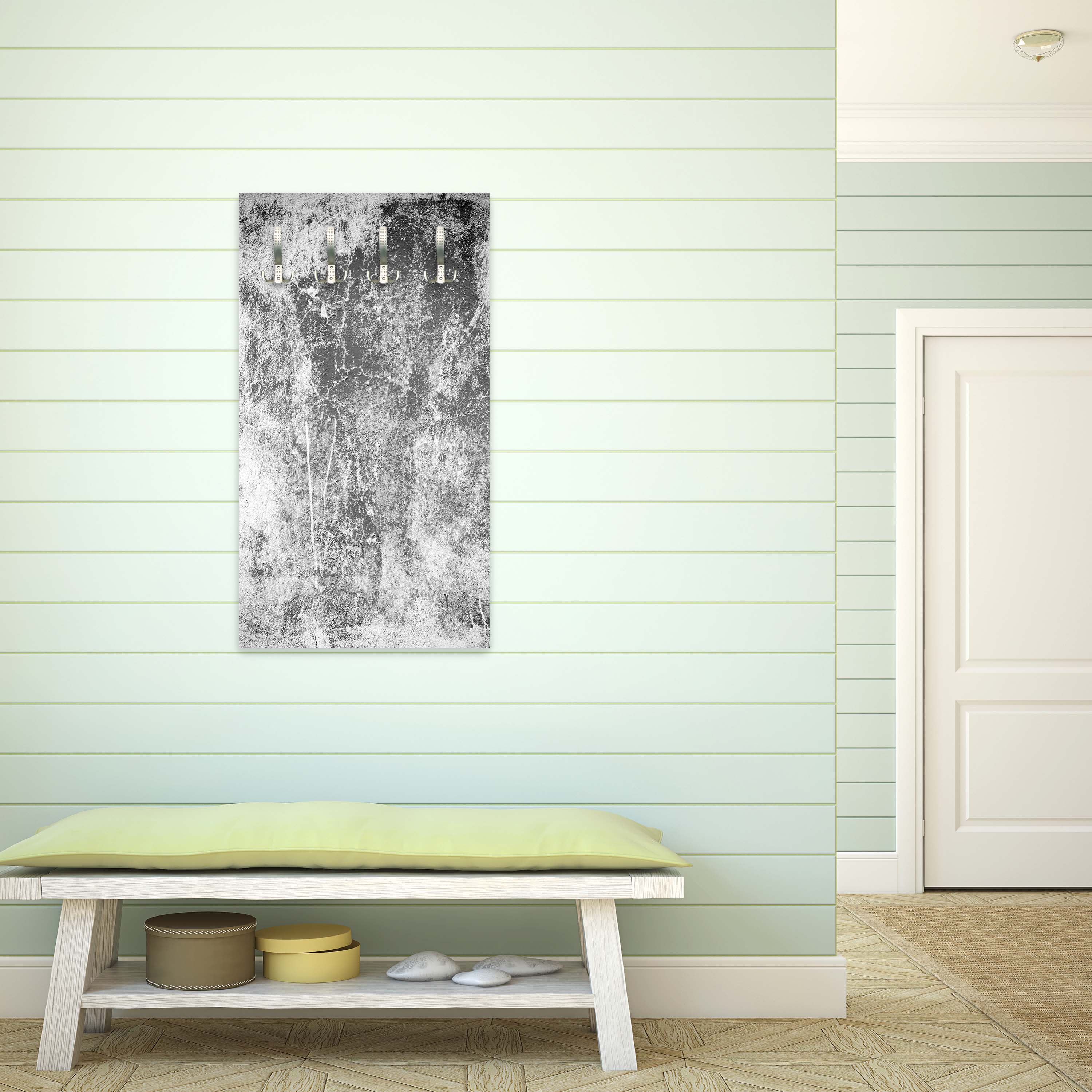 Garderobe Eine alte Mauer in Schwarz und Weiß M0940 entdecken - Bild 2 Garderobe Eine alte Mauer in Schwarz und Weiß M0940 entdecken - Bild 2