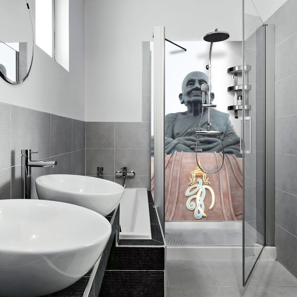 Duschwand Statue Tempel in Thailand M0953 entdecken - Bild 1 Duschwand Statue Tempel in Thailand M0953 entdecken - Bild 1