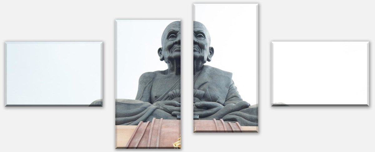 Leinwandbild Mehrteiler Statue in einem berühmten Tempel in Thailand M0953 Leinwandbild Mehrteiler Statue in einem berühmten Tempel in Thailand M0953