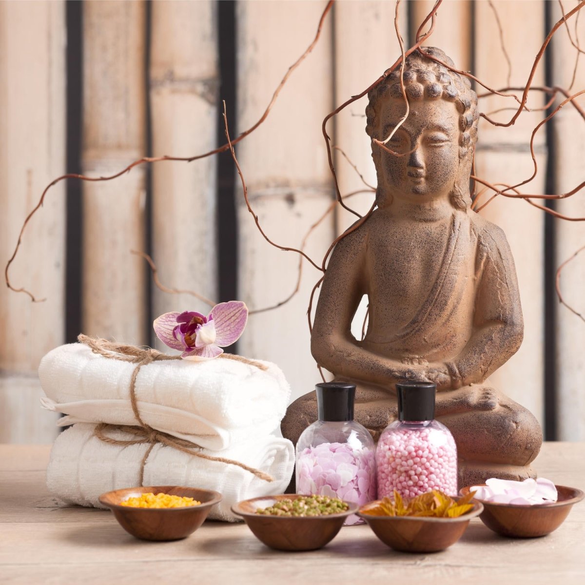 Beistelltisch Buddha in der Meditation M0960 entdecken - Bild 2 Beistelltisch Buddha in der Meditation M0960 entdecken - Bild 2