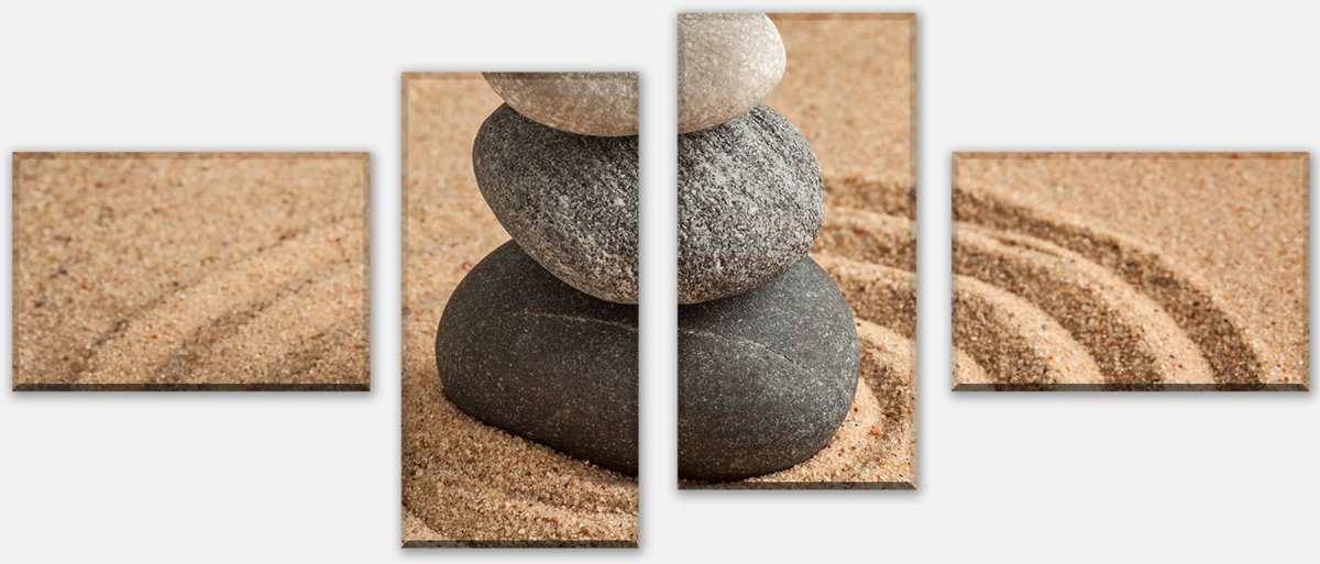 Leinwandbild Mehrteiler Einfachheit und Balance-Konzept M0966 Leinwandbild Mehrteiler Einfachheit und Balance-Konzept M0966