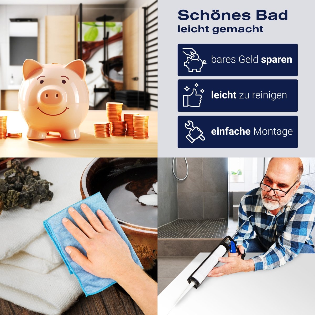 Duschwand Eine Tasse Tee auf Holzbrett M0972 entdecken - Bild 7 Duschwand Eine Tasse Tee auf Holzbrett M0972 entdecken - Bild 7