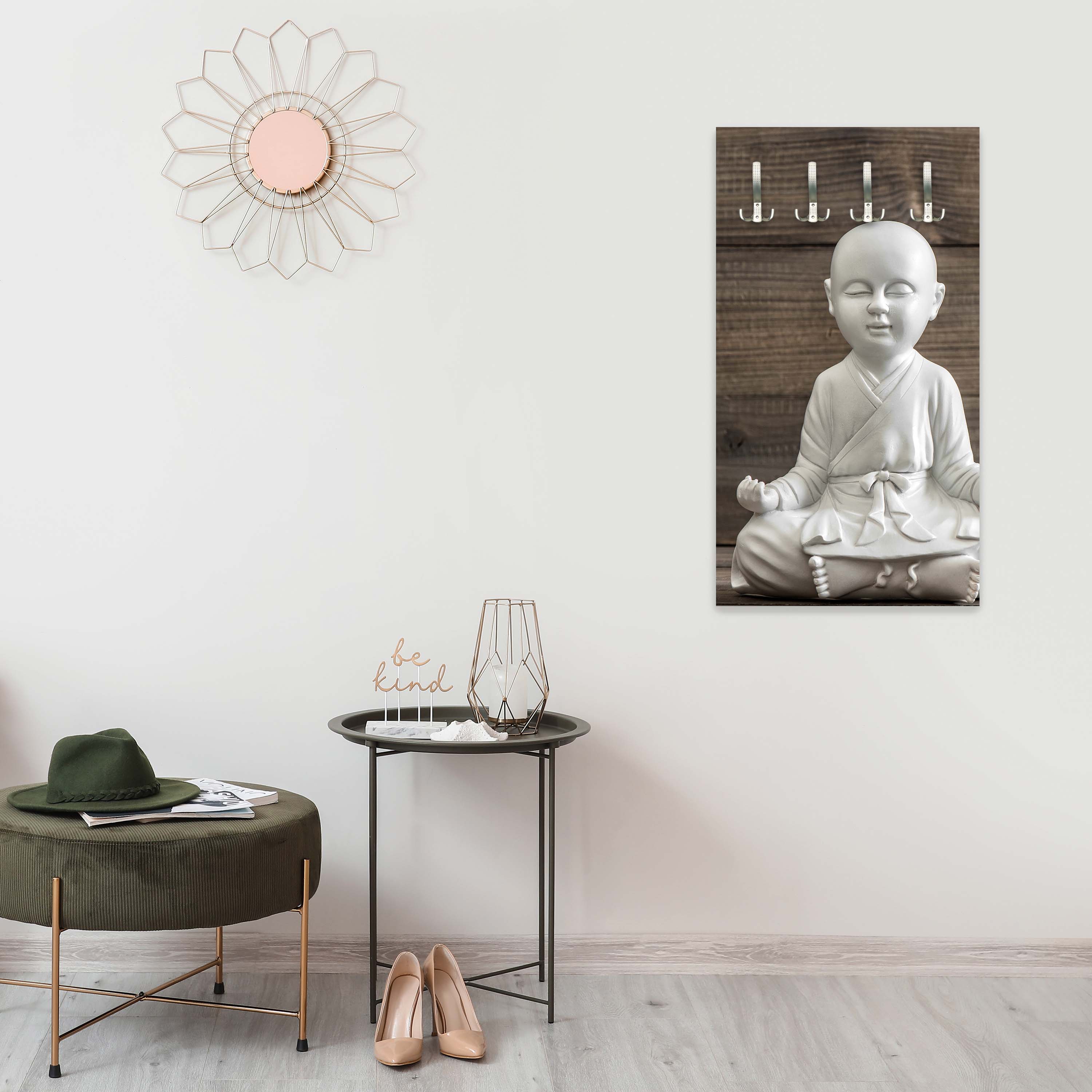 Garderobe Weiß sitzender Buddha M0974 entdecken - Bild 5 Garderobe Weiß sitzender Buddha M0974 entdecken - Bild 5