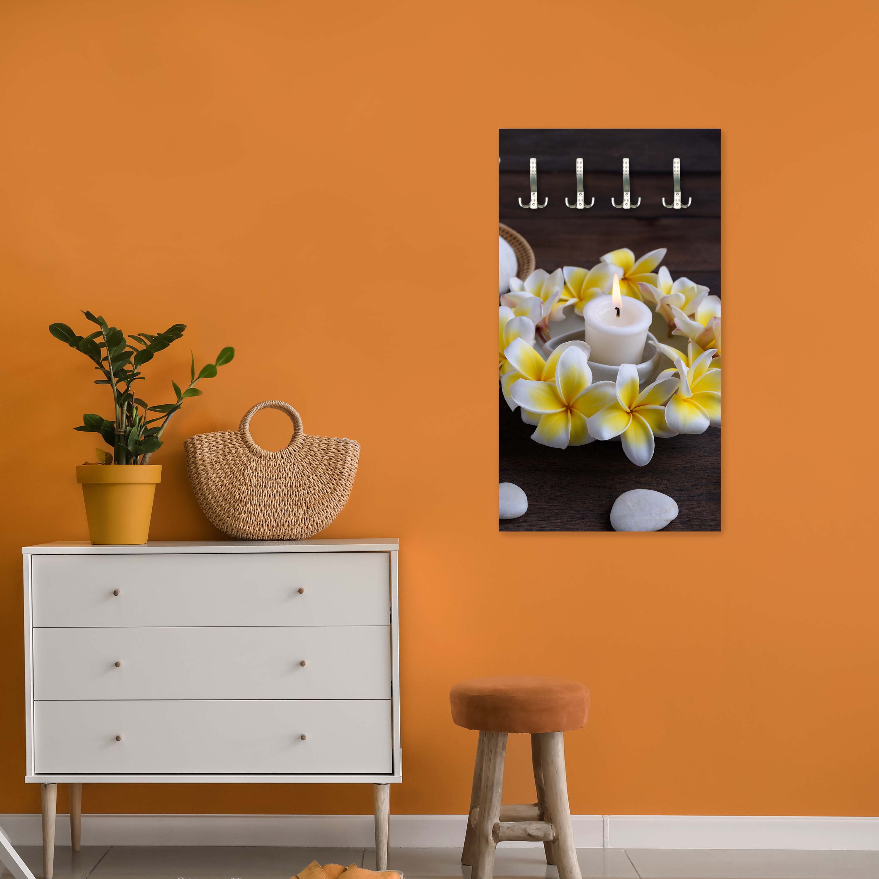 Garderobe Frangipani Blumen - Spa und Wellness M0977 entdecken - Bild 5 Garderobe Frangipani Blumen - Spa und Wellness M0977 entdecken - Bild 5