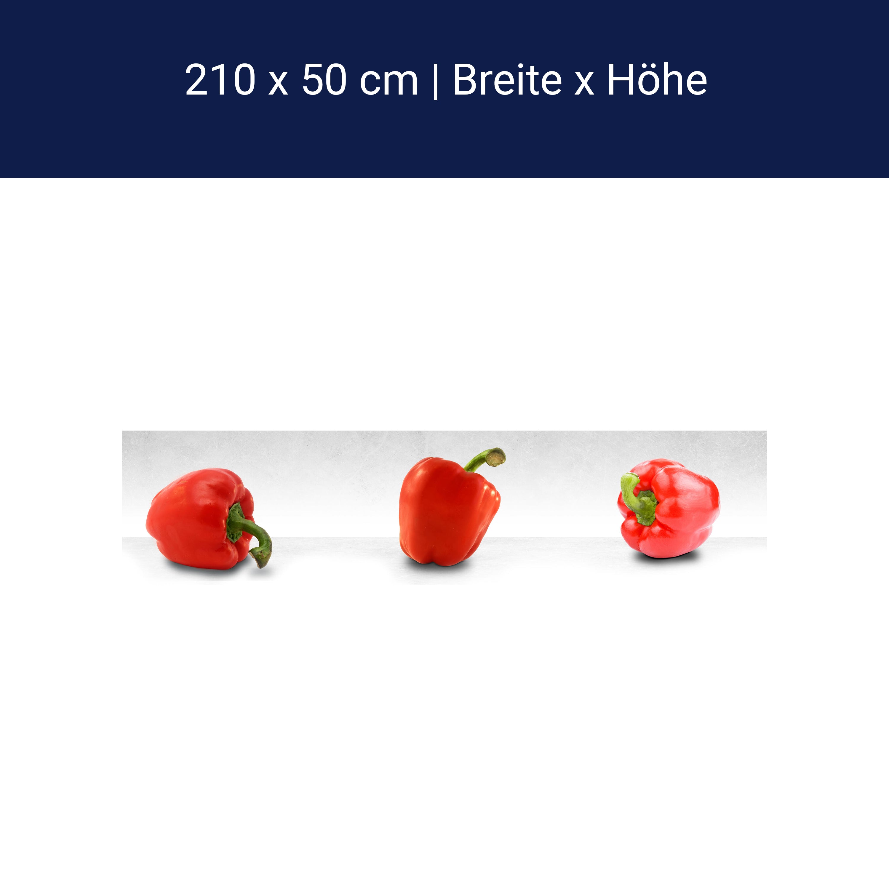 Küchenrückwand Rote Paprikas M0979 Küchenrückwand Rote Paprikas M0979