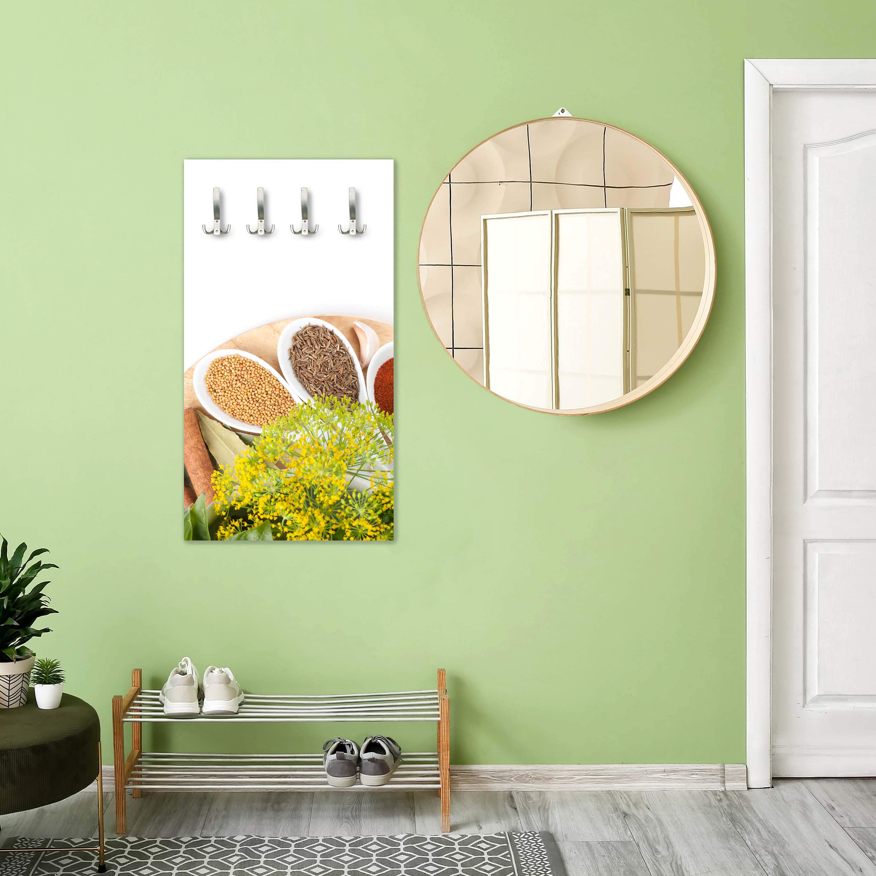 Garderobe Auswähl aus Bunte Kräuter und Gewürze M0981 entdecken - Bild 2 Garderobe Auswähl aus Bunte Kräuter und Gewürze M0981 entdecken - Bild 2