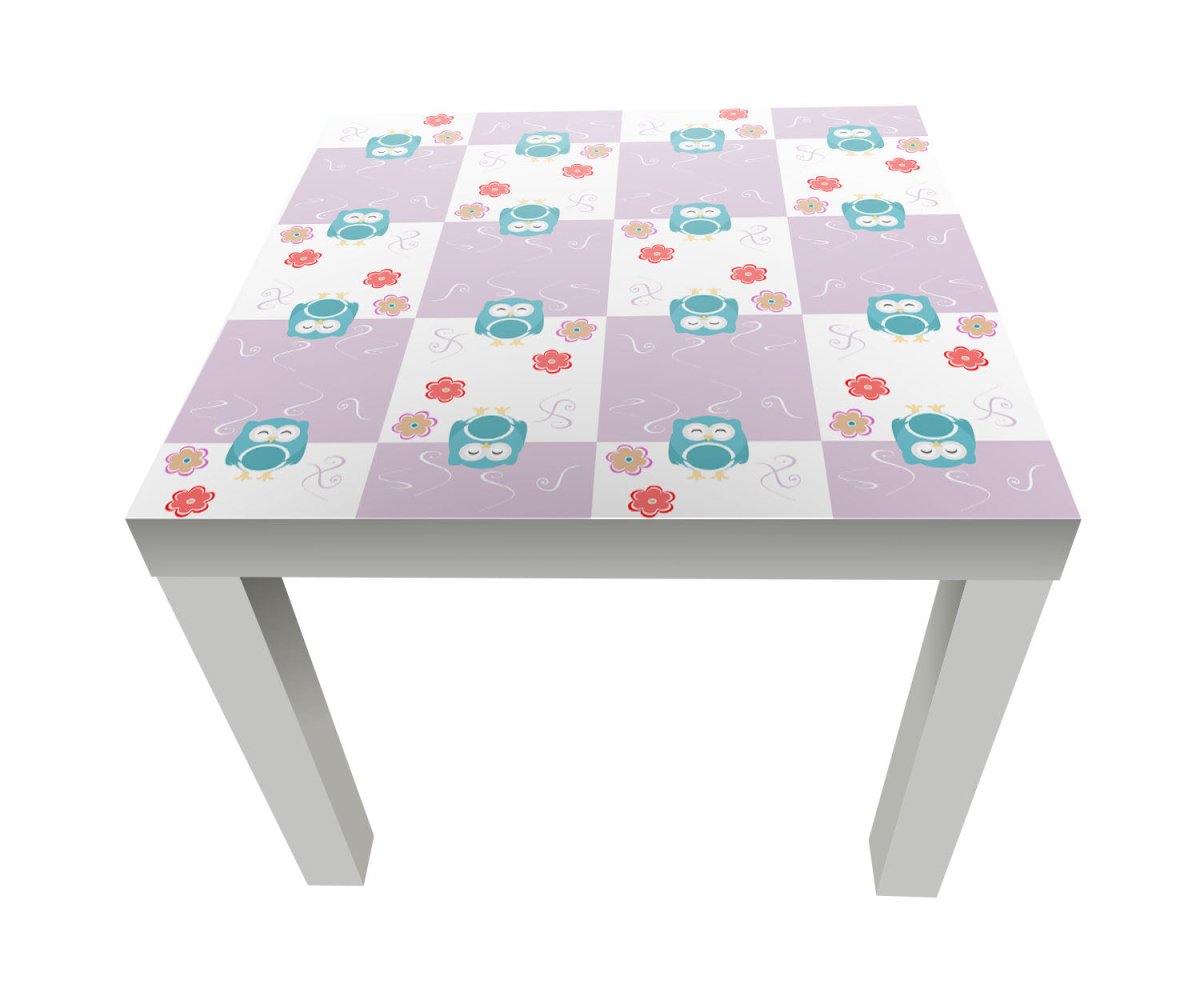 Beistelltisch Eulen-Muster M0985 entdecken - Bild 1 Beistelltisch Eulen-Muster M0985 entdecken - Bild 1