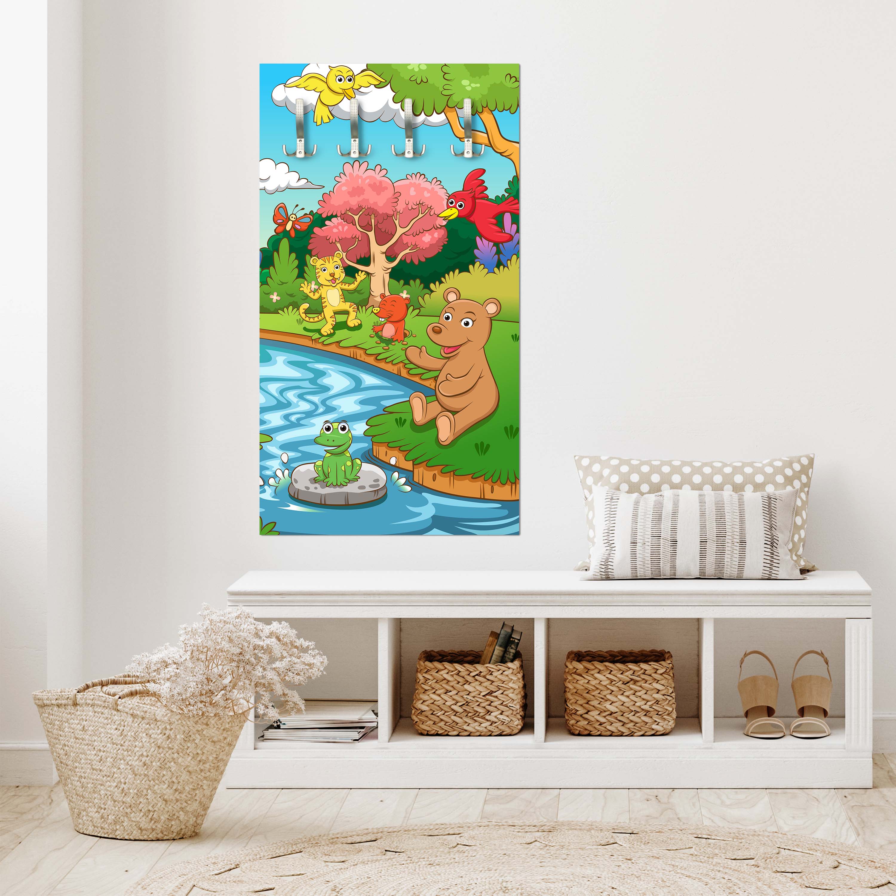 Garderobe Tiere im Dschungel M0986 entdecken - Bild 3 Garderobe Tiere im Dschungel M0986 entdecken - Bild 3