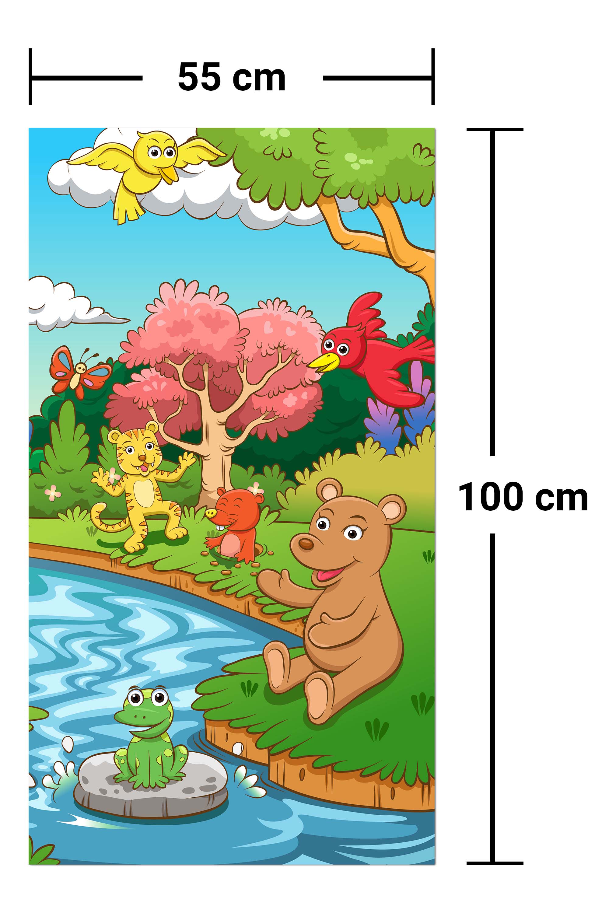 Garderobe Tiere im Dschungel M0986 entdecken - Bild 7 Garderobe Tiere im Dschungel M0986 entdecken - Bild 7