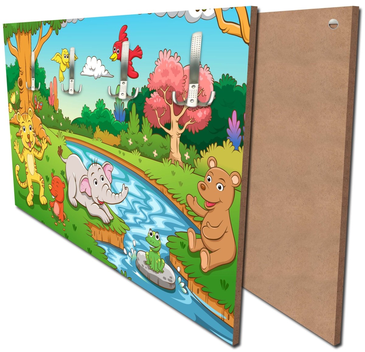 Garderobe Tiere im Dschungel M0986 Garderobe Tiere im Dschungel M0986