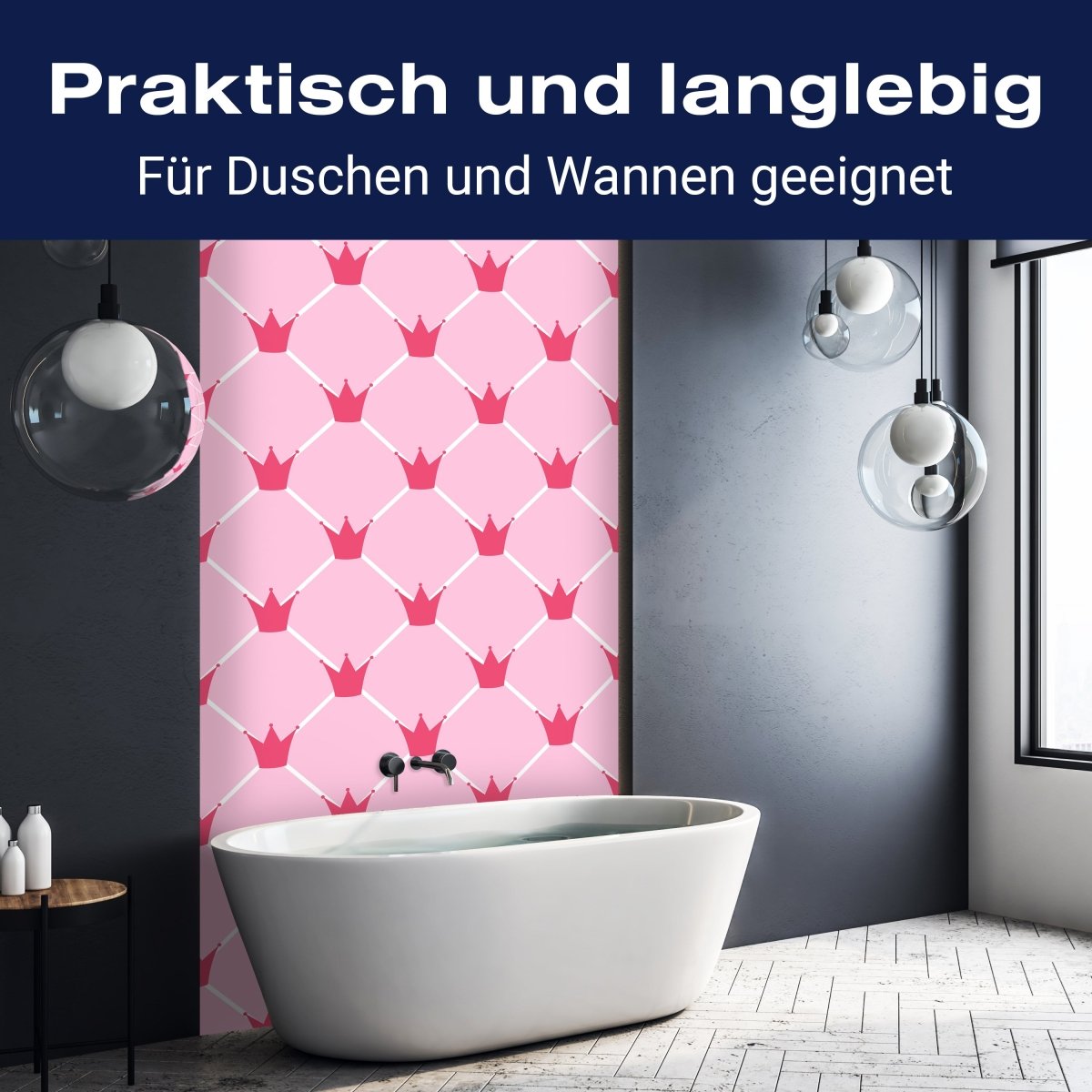 Duschwand Prinzessin Kronen M0989 entdecken - Bild 3 Duschwand Prinzessin Kronen M0989 entdecken - Bild 3