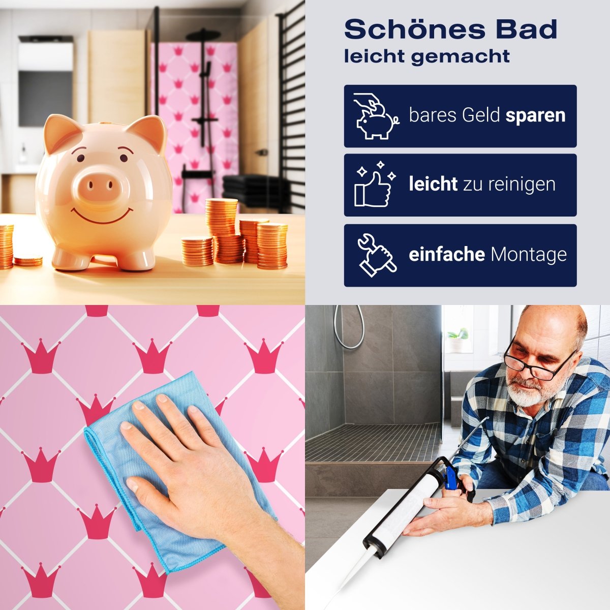 Duschwand Prinzessin Kronen M0989 entdecken - Bild 7 Duschwand Prinzessin Kronen M0989 entdecken - Bild 7