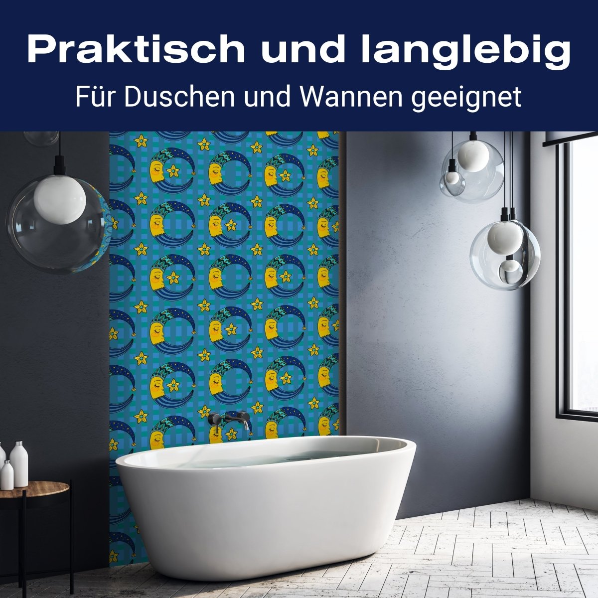 Duschwand Schläfriger Mond M0990 entdecken - Bild 3 Duschwand Schläfriger Mond M0990 entdecken - Bild 3