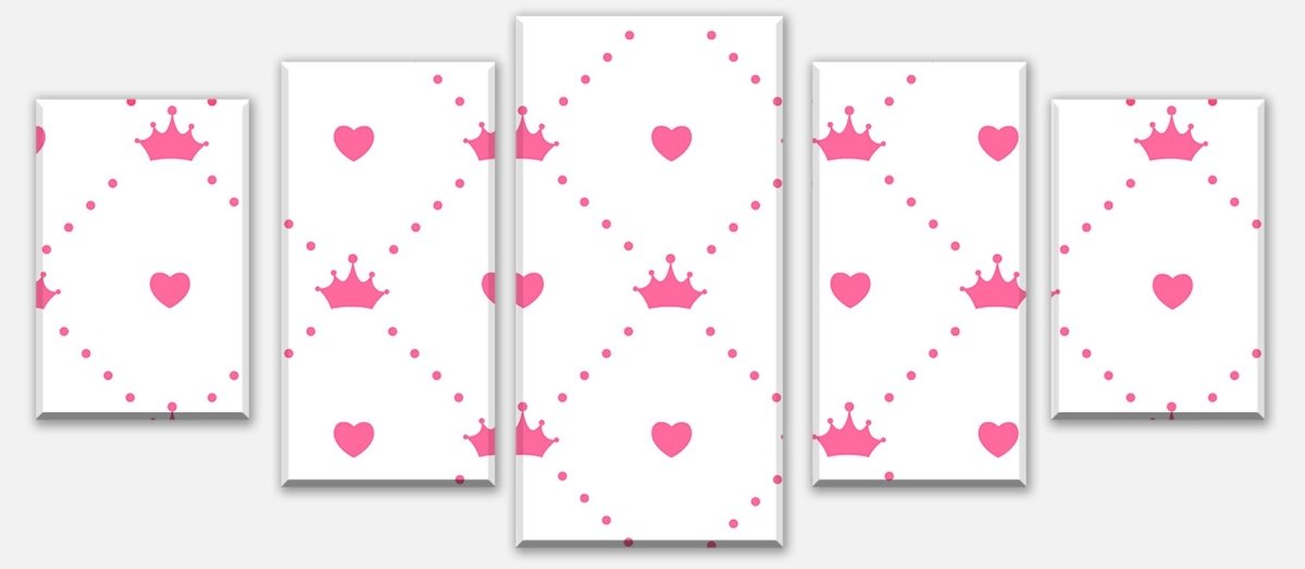 Leinwandbild Mehrteiler Prinzessin - Herz - Krone M0991 entdecken - Bild 1 Leinwandbild Mehrteiler Prinzessin - Herz - Krone M0991 entdecken - Bild 1