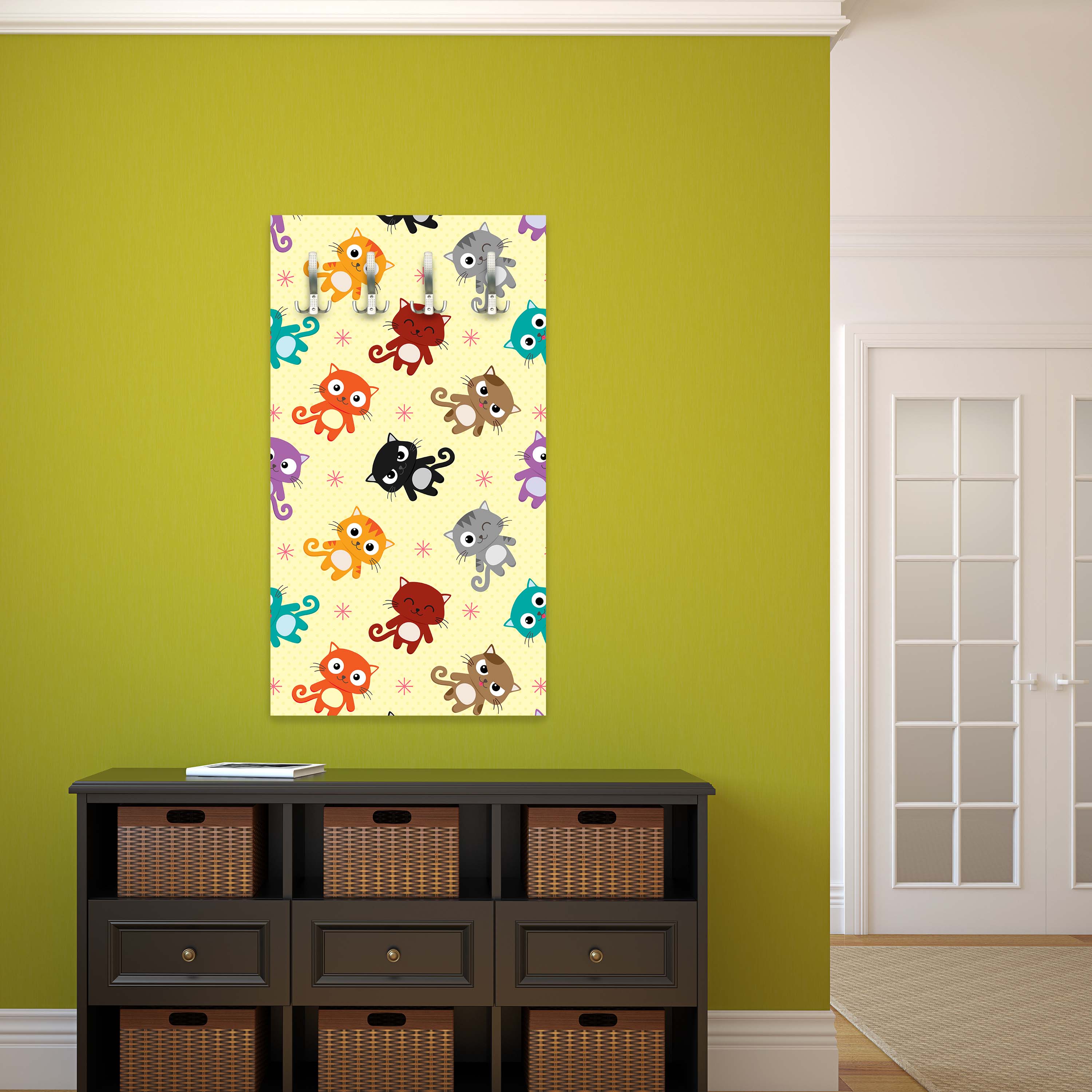 Garderobe süße Kätzchen M0992 entdecken - Bild 2 Garderobe süße Kätzchen M0992 entdecken - Bild 2