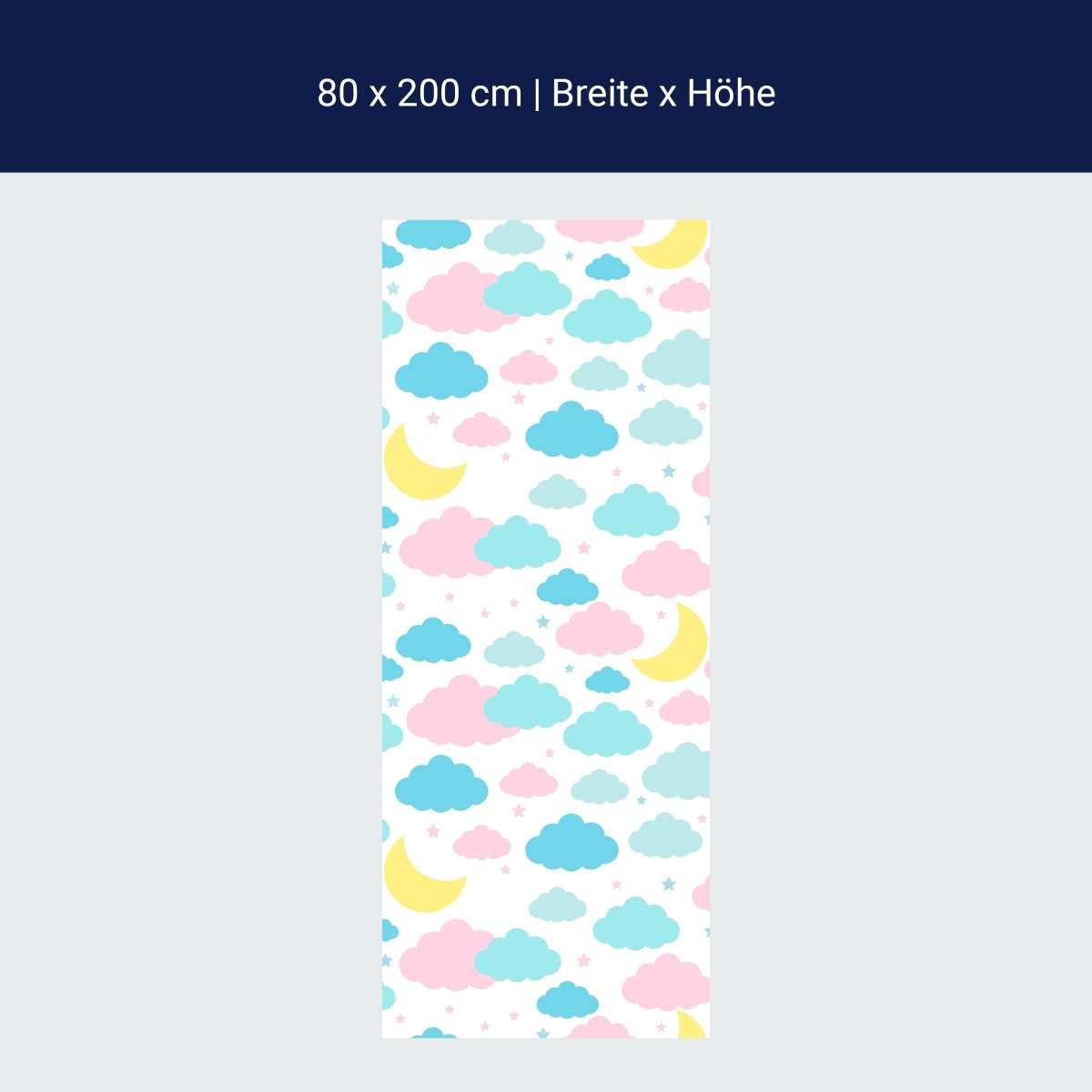 Duschwand Pastellfarbene Nacht M0996 Duschwand Pastellfarbene Nacht M0996