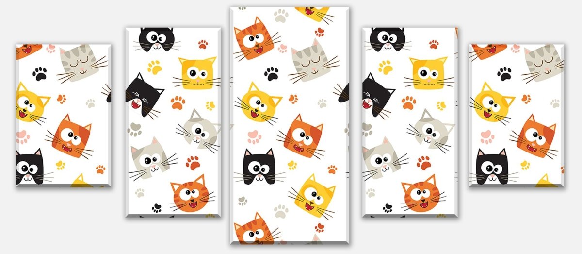 Leinwandbild Mehrteiler Lustige Kätzchen M0997 entdecken - Bild 1 Leinwandbild Mehrteiler Lustige Kätzchen M0997 entdecken - Bild 1