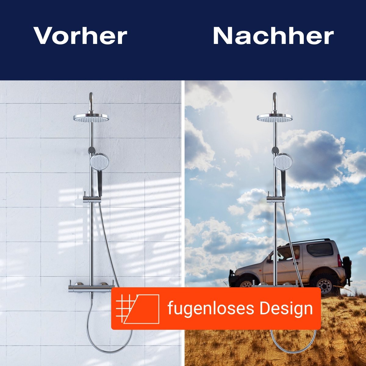 Duschwand Jeep Fahrt M1002 entdecken - Bild 9 Duschwand Jeep Fahrt M1002 entdecken - Bild 9