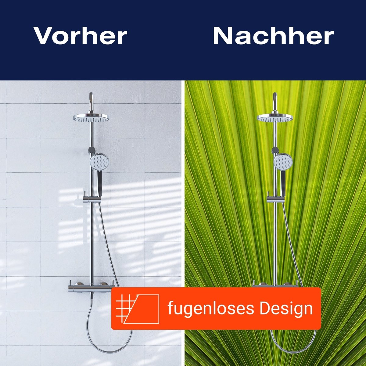 Duschwand Palmblatt Nahaufnahme M1003 entdecken - Bild 9 Duschwand Palmblatt Nahaufnahme M1003 entdecken - Bild 9