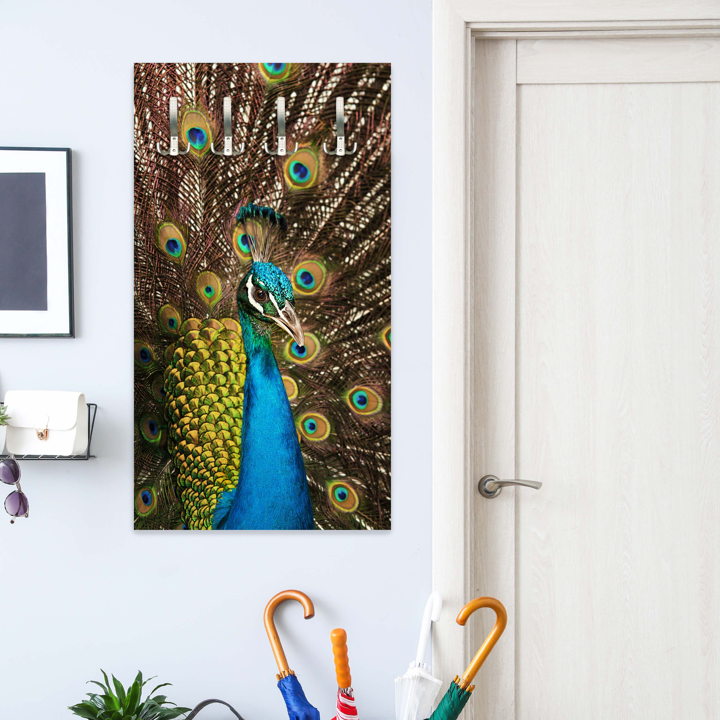 Garderobe schöner Pfau M1005 entdecken - Bild 3 Garderobe schöner Pfau M1005 entdecken - Bild 3