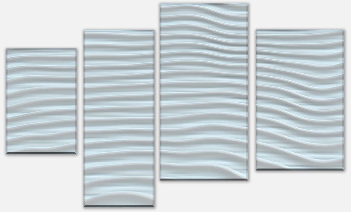 Leinwandbild Mehrteiler Abstrakte weiße Holztextur M1006 Leinwandbild Mehrteiler Abstrakte weiße Holztextur M1006