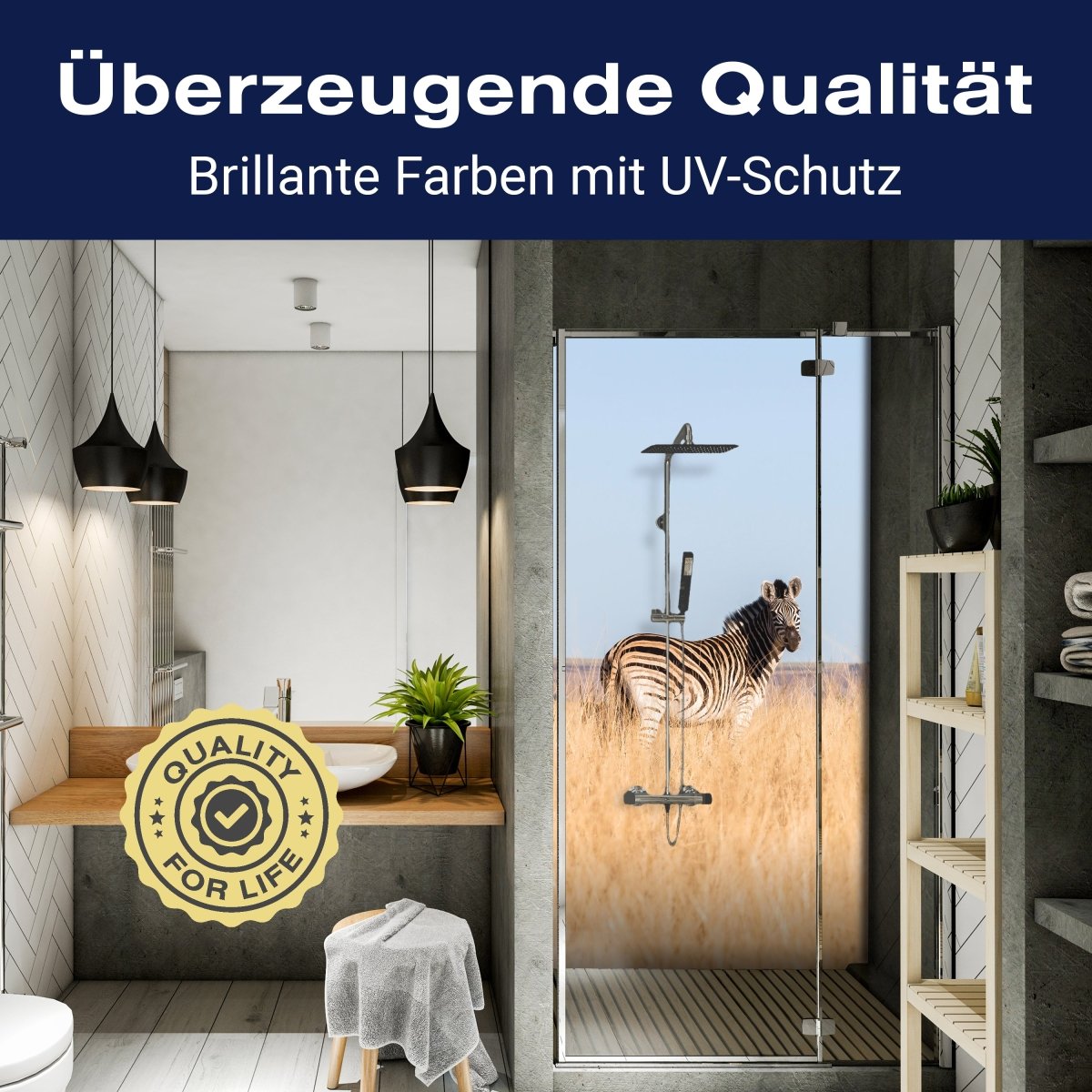 Duschwand Manada de cebras M1007 entdecken - Bild 2 Duschwand Manada de cebras M1007 entdecken - Bild 2