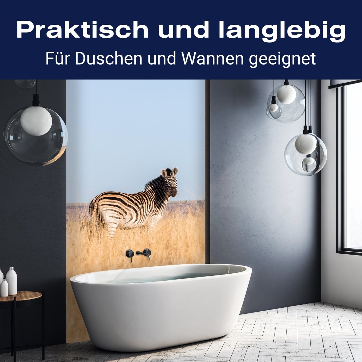 Duschwand Manada de cebras M1007 entdecken - Bild 3 Duschwand Manada de cebras M1007 entdecken - Bild 3