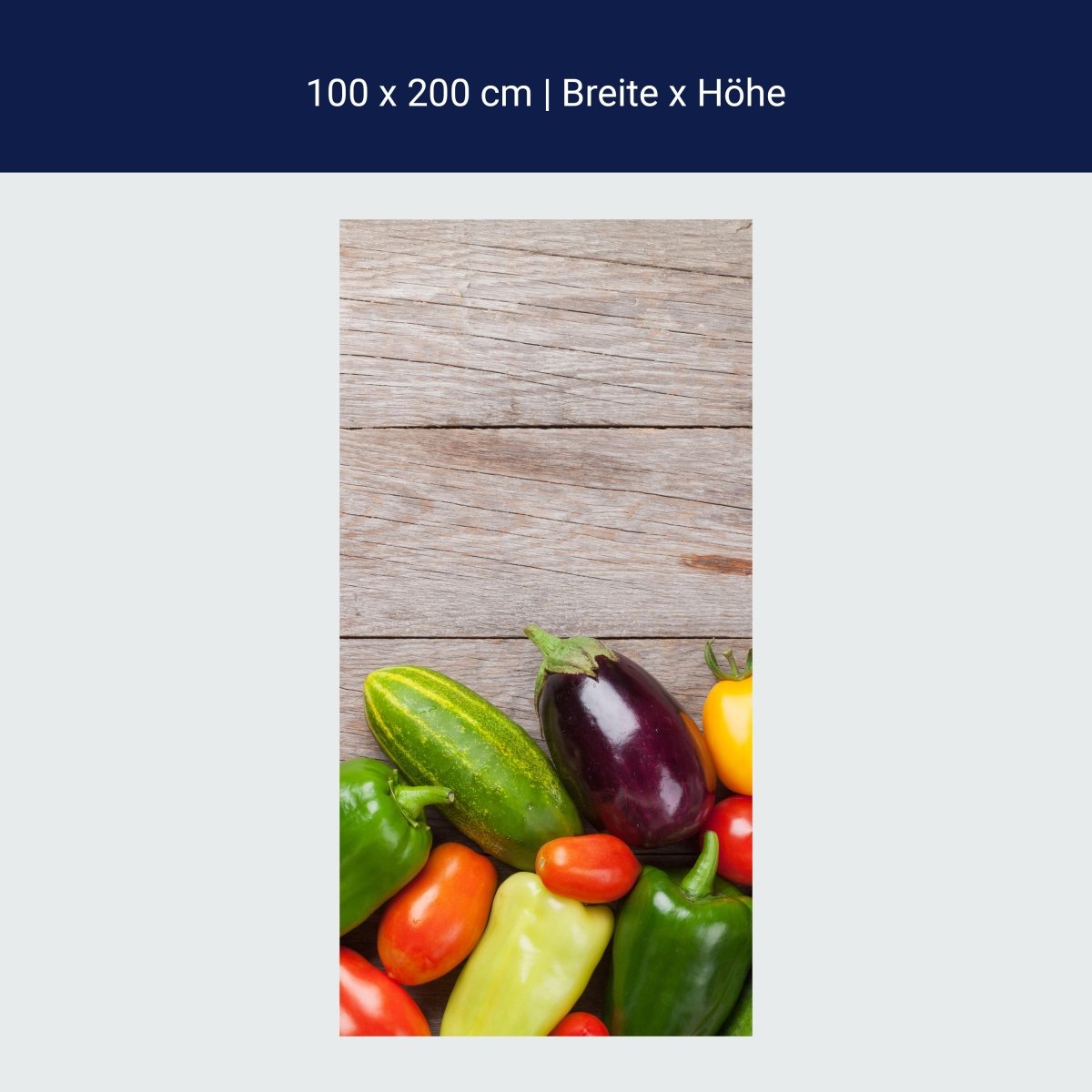 Duschwand Frisches Gartengemüse M1011 Duschwand Frisches Gartengemüse M1011