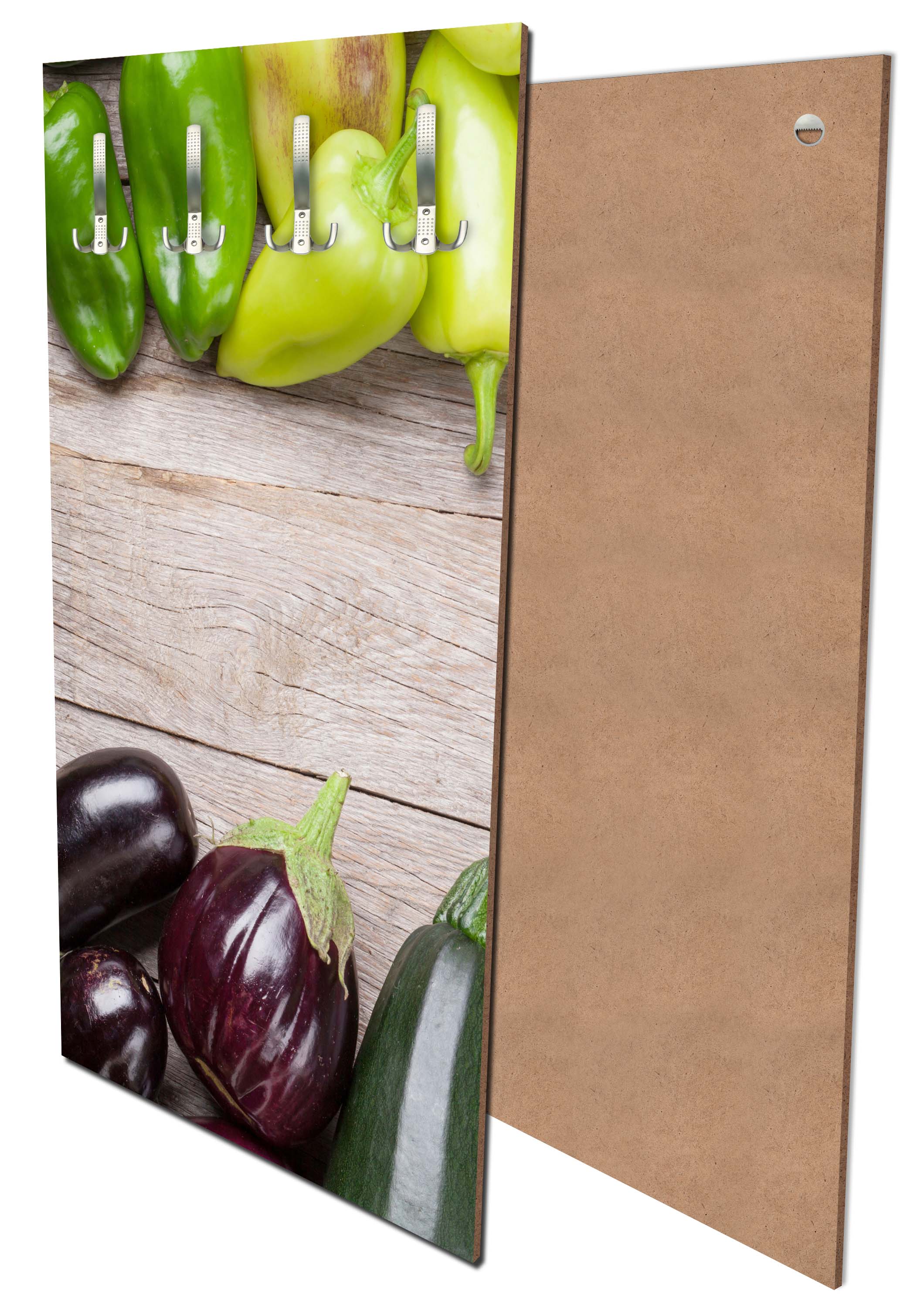 Garderobe Frischgemüse auf einem Holztisch M1012 entdecken - Bild 1 Garderobe Frischgemüse auf einem Holztisch M1012 entdecken - Bild 1
