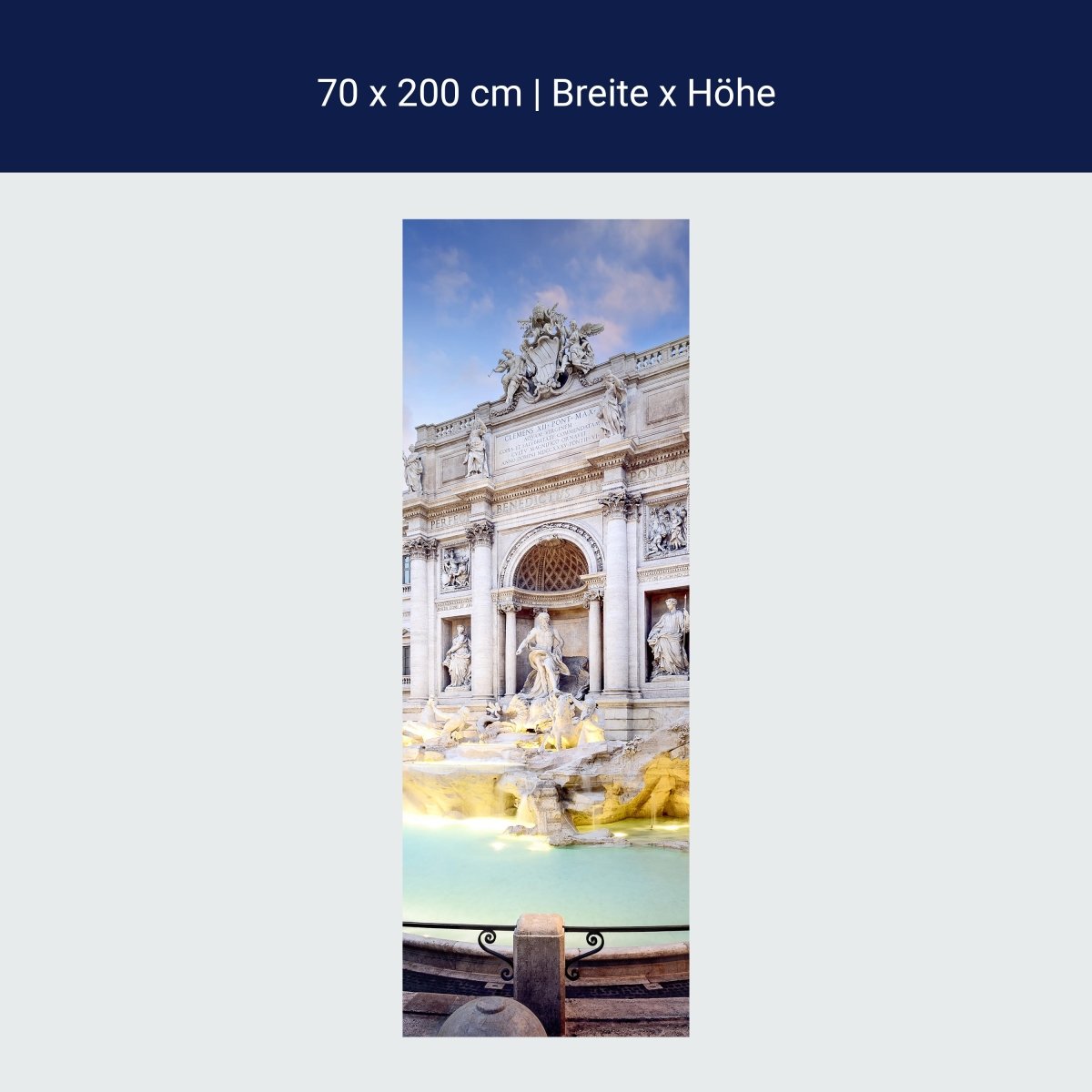 Duschwand Trevi-Brunnen, Rom M1024 Duschwand Trevi-Brunnen, Rom M1024