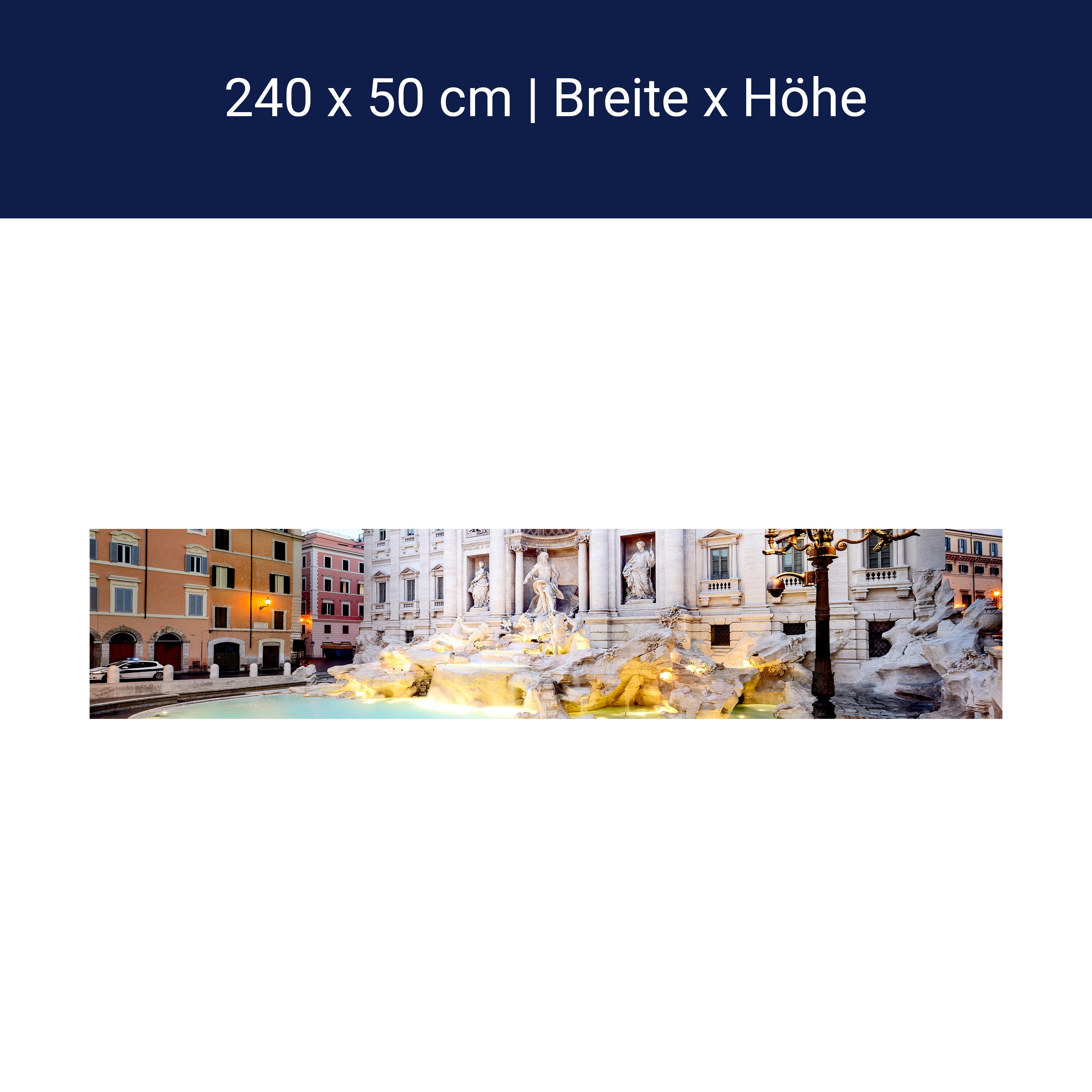 Küchenrückwand Trevi-Brunnen, Rom M1024 Küchenrückwand Trevi-Brunnen, Rom M1024