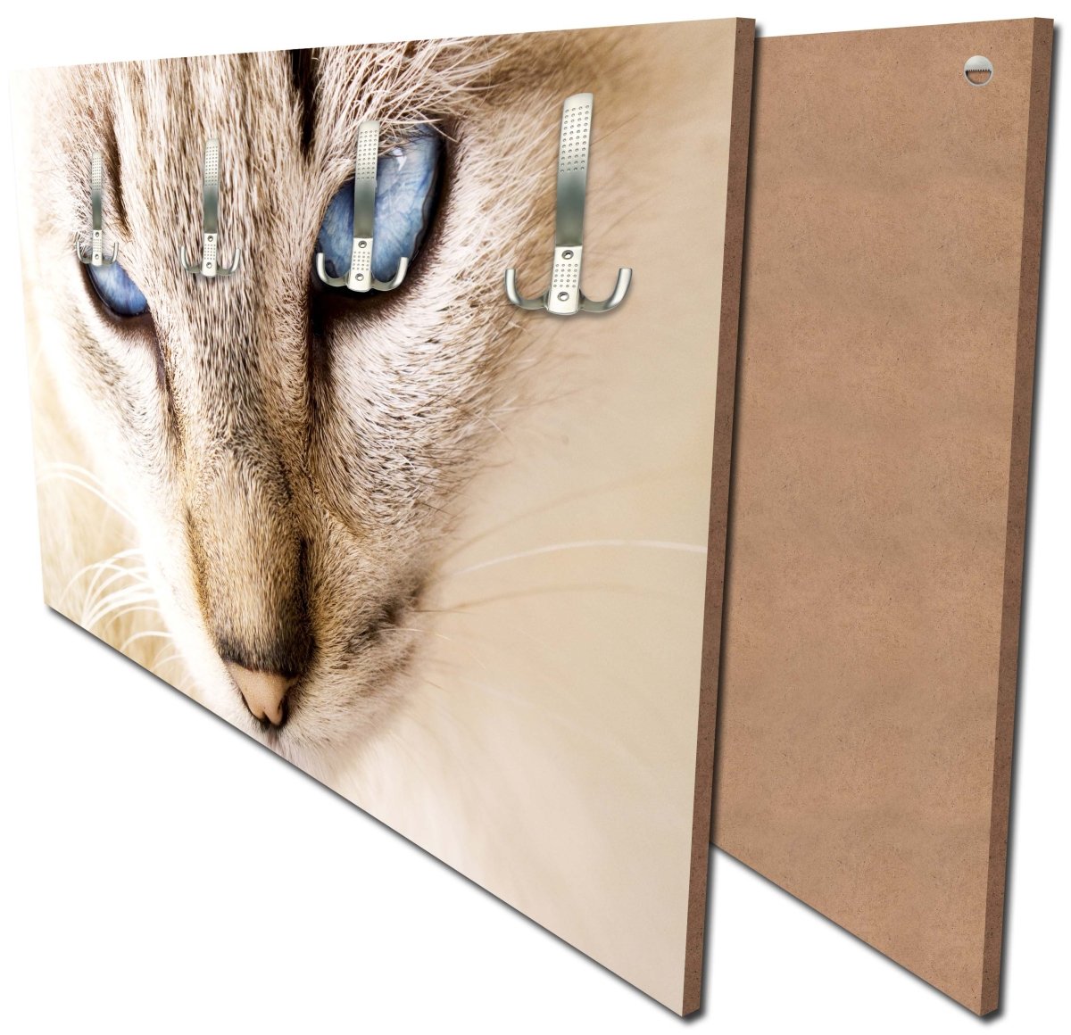 Garderobe Nettes weißes Katzenporträt M1028 Garderobe Nettes weißes Katzenporträt M1028