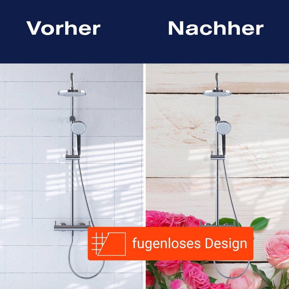 Duschwand Rosa und karminrote Rosen M1034 entdecken - Bild 9 Duschwand Rosa und karminrote Rosen M1034 entdecken - Bild 9