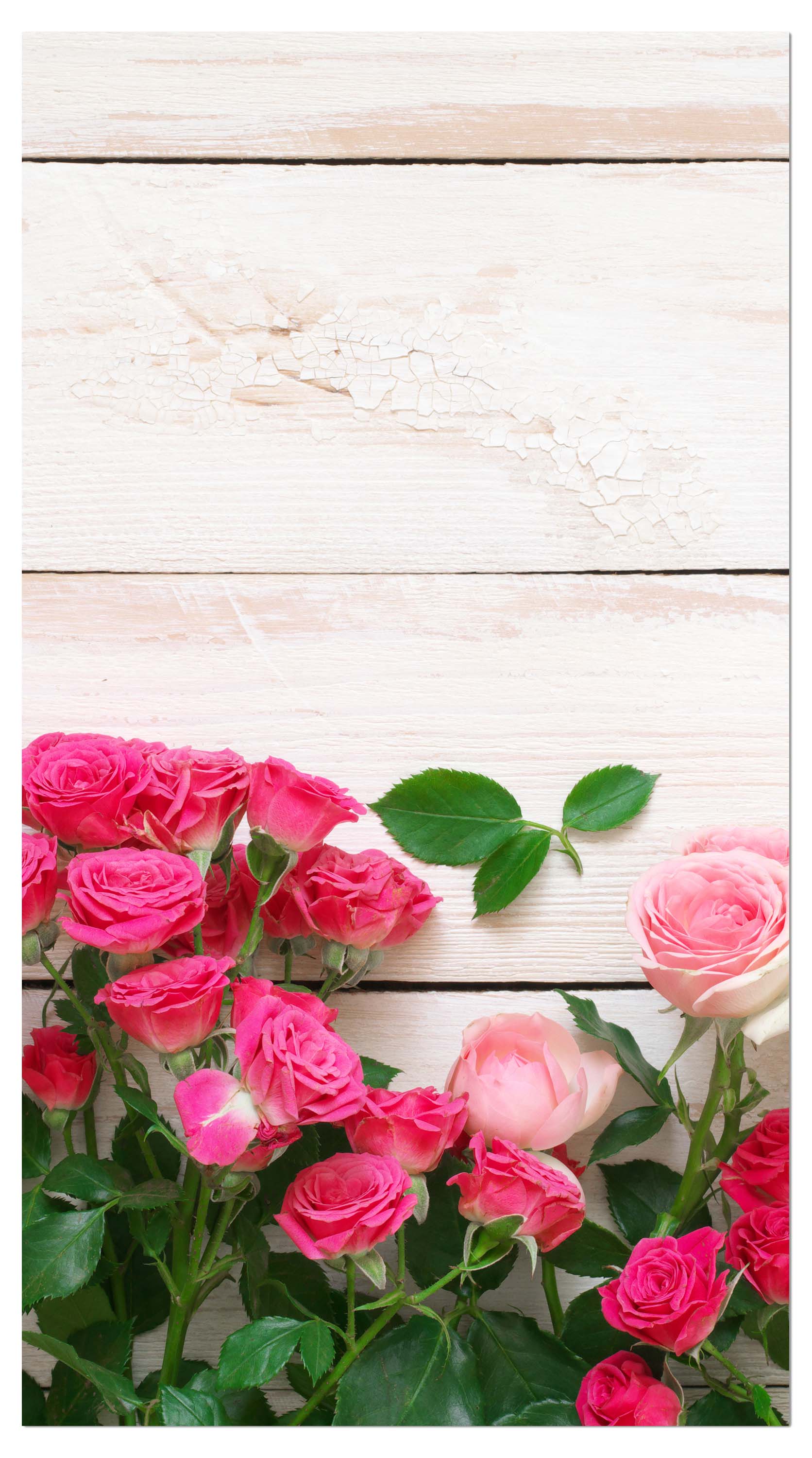 Garderobe Rosa und karminrote Rosen M1034 entdecken - Bild 4 Garderobe Rosa und karminrote Rosen M1034 entdecken - Bild 4