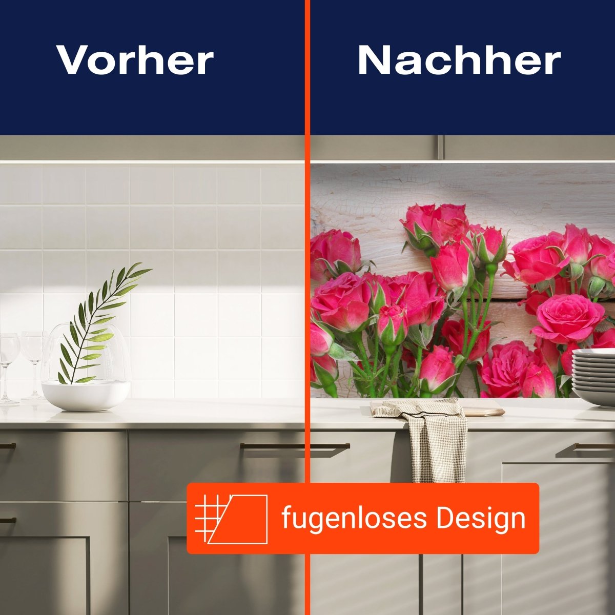 Küchenrückwand Rosa und karminrote Rosen M1034 entdecken - Bild 9 Küchenrückwand Rosa und karminrote Rosen M1034 entdecken - Bild 9