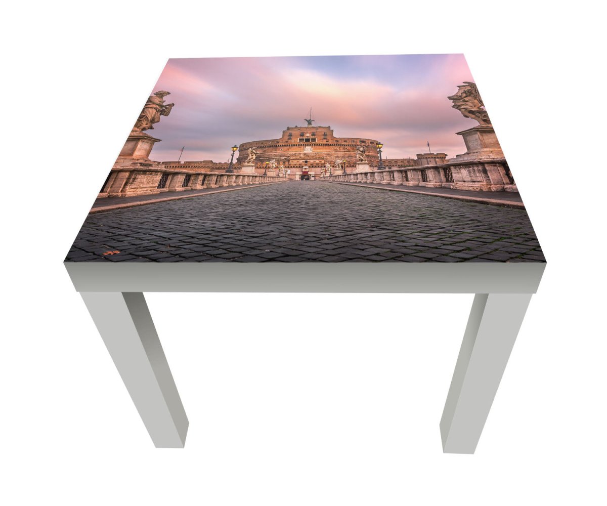 Beistelltisch Sant Angelo Brücke und Schloss, Rom M1035 entdecken - Bild 1 Beistelltisch Sant Angelo Brücke und Schloss, Rom M1035 entdecken - Bild 1