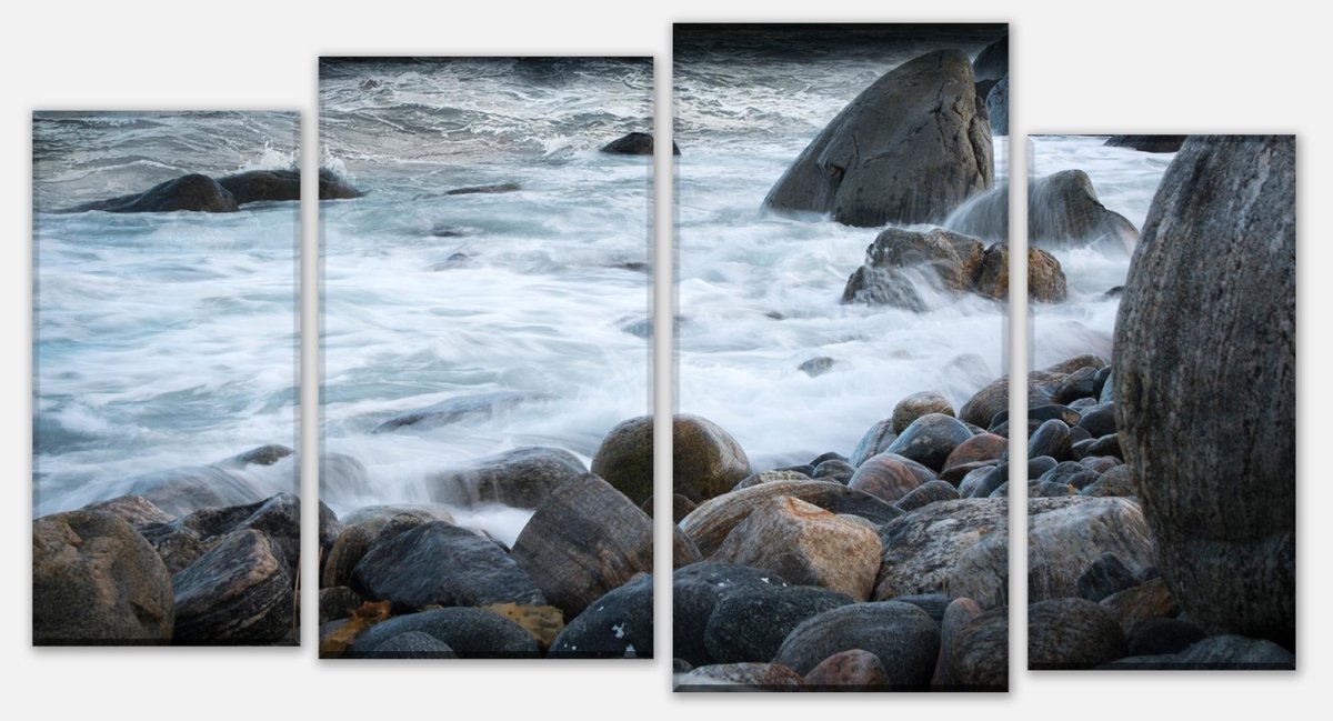 Leinwandbild Mehrteiler Stürmisches Wetter in Alnes, Giske M1042 Leinwandbild Mehrteiler Stürmisches Wetter in Alnes, Giske M1042