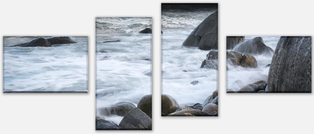 Leinwandbild Mehrteiler Stürmisches Wetter in Alnes, Giske M1042 Leinwandbild Mehrteiler Stürmisches Wetter in Alnes, Giske M1042