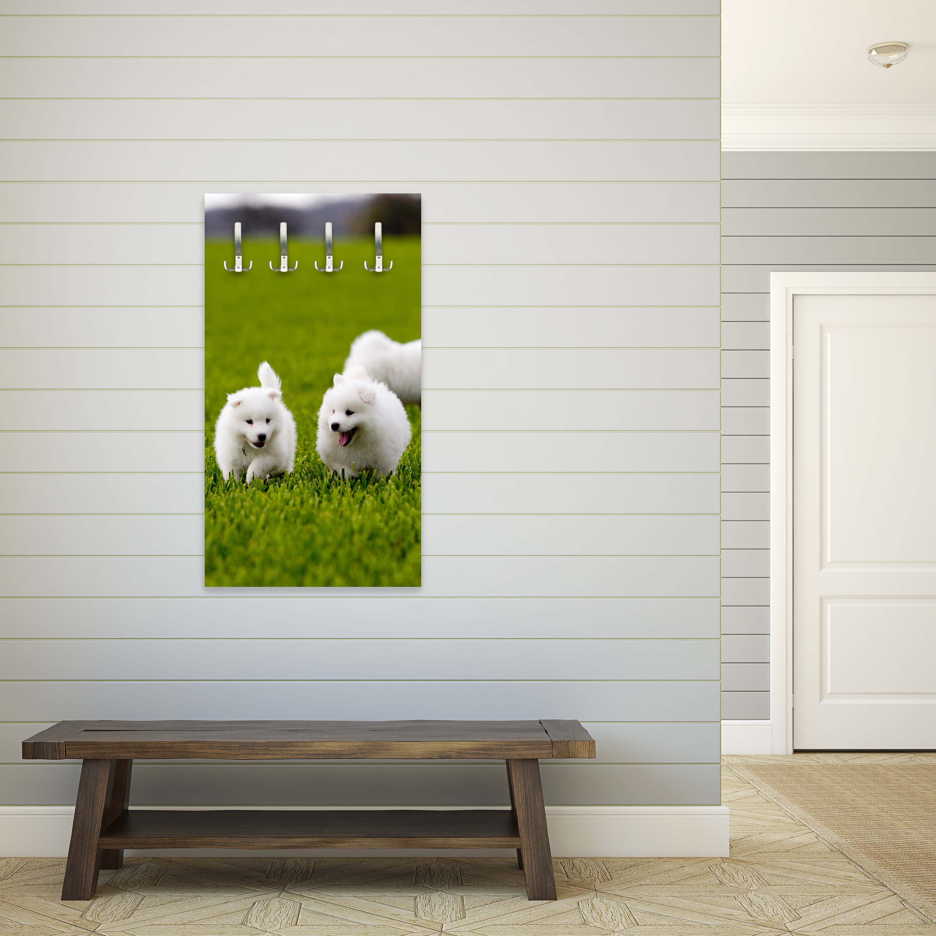 Garderobe Samojedenhund M1043 entdecken - Bild 2 Garderobe Samojedenhund M1043 entdecken - Bild 2