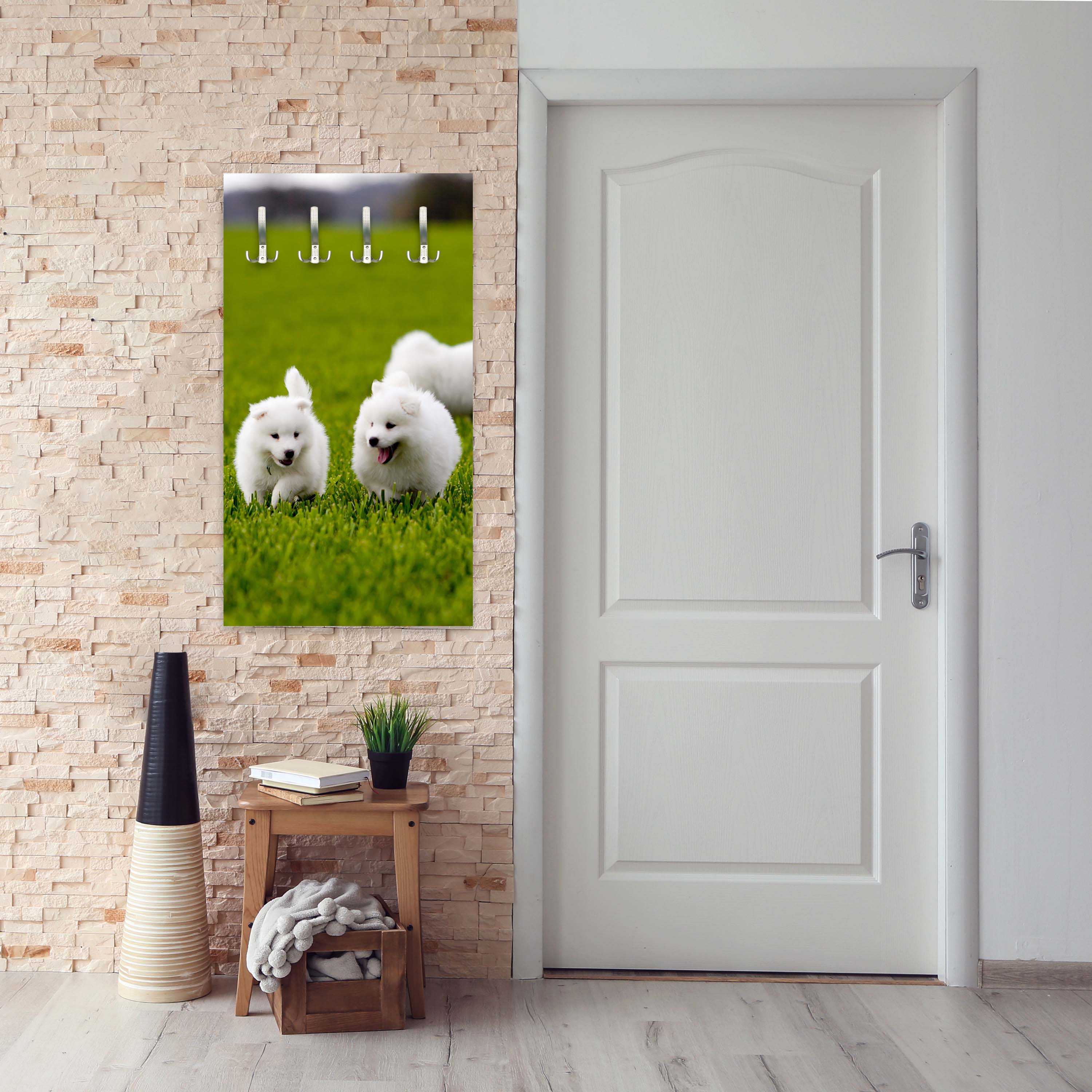 Garderobe Samojedenhund M1043 entdecken - Bild 3 Garderobe Samojedenhund M1043 entdecken - Bild 3