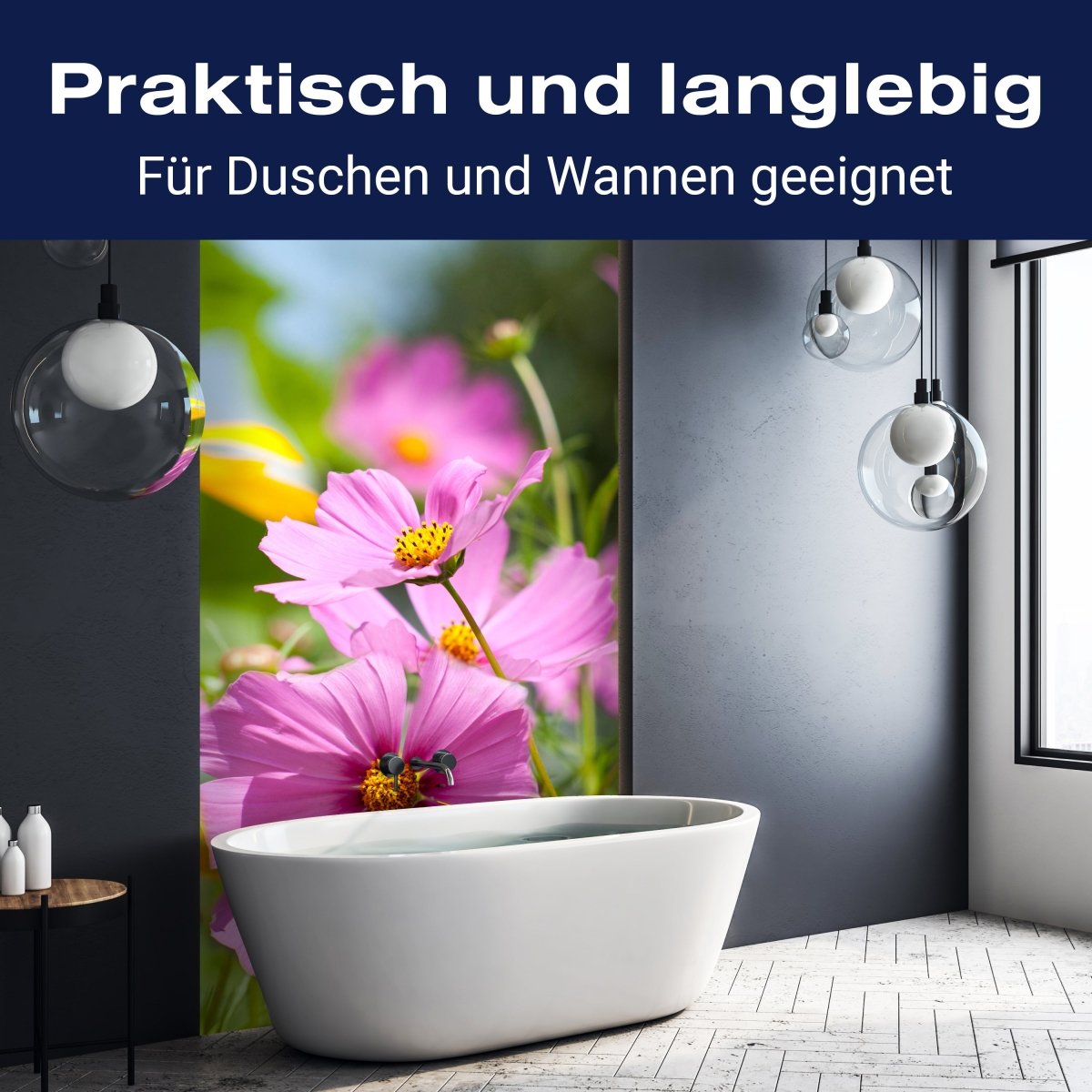 Duschwand Schöne Frühlingsblumen M1048 entdecken - Bild 3 Duschwand Schöne Frühlingsblumen M1048 entdecken - Bild 3